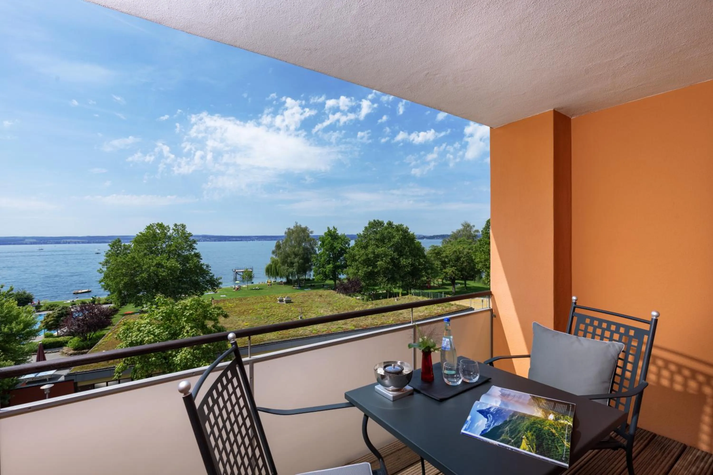 Balcony/Terrace in Romantik Hotel Residenz am See