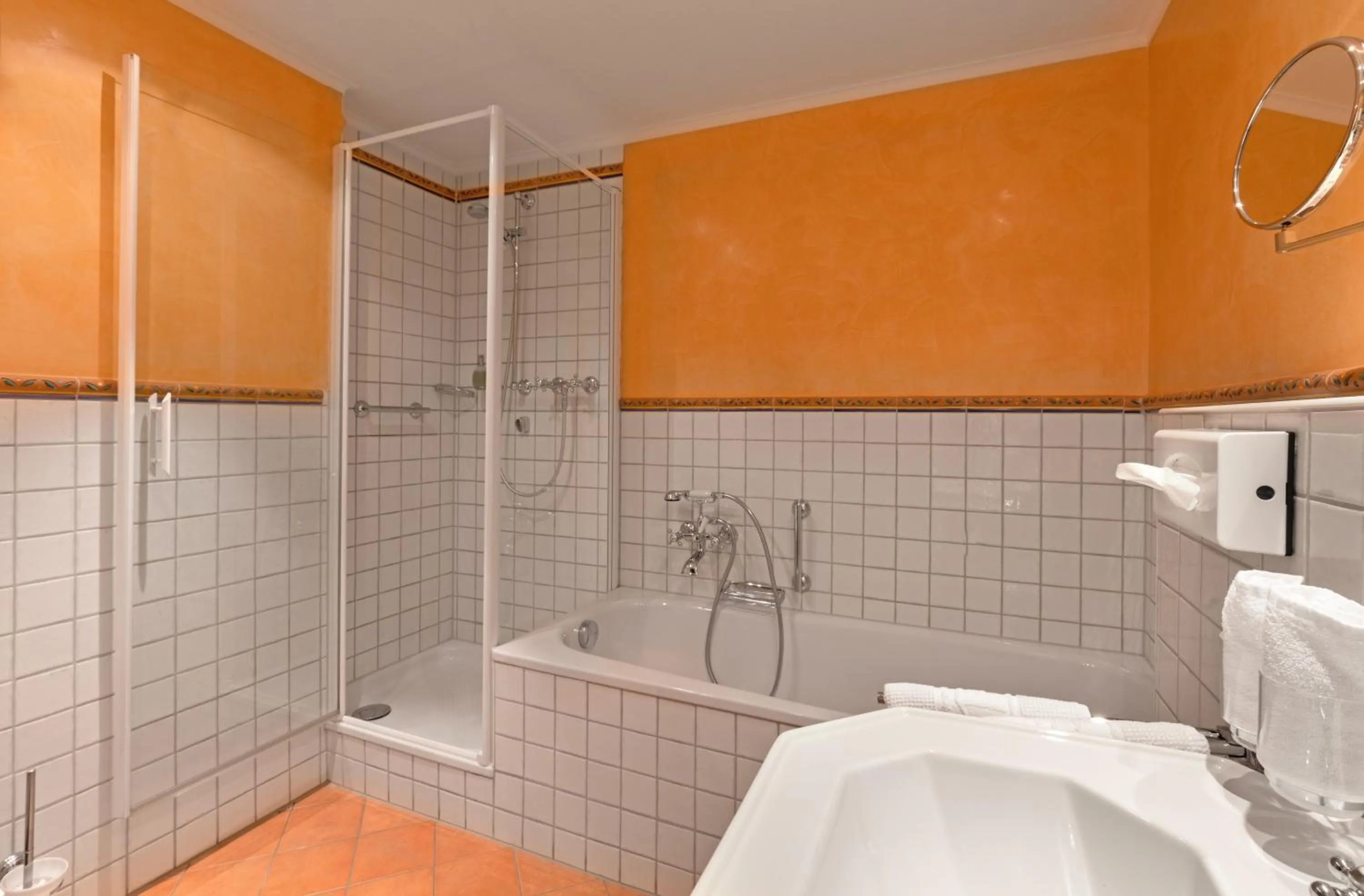 Shower in Romantik Hotel Residenz am See