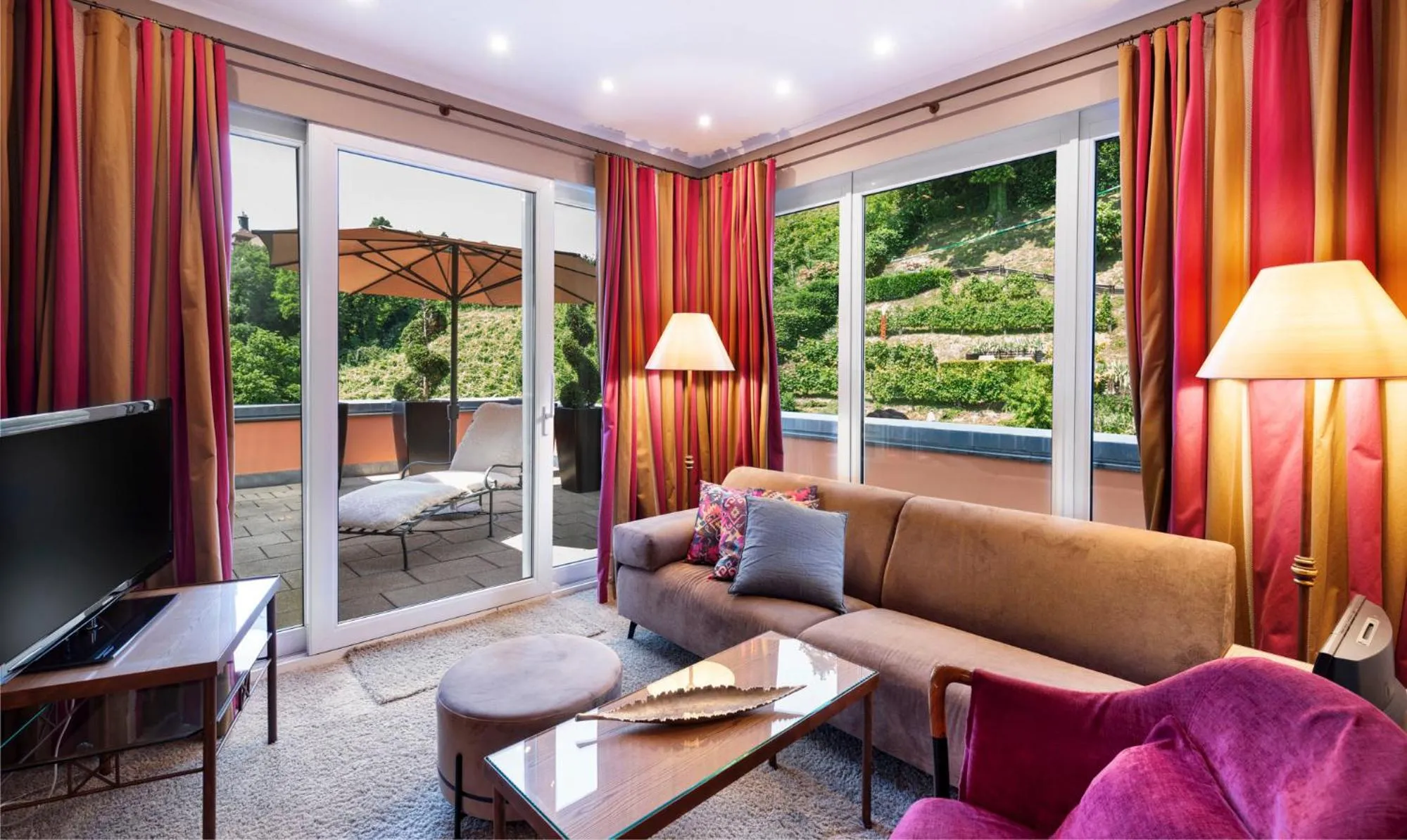 Balcony/Terrace in Romantik Hotel Residenz am See