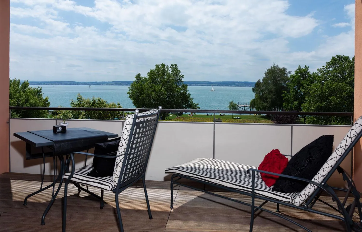 Patio in Romantik Hotel Residenz am See