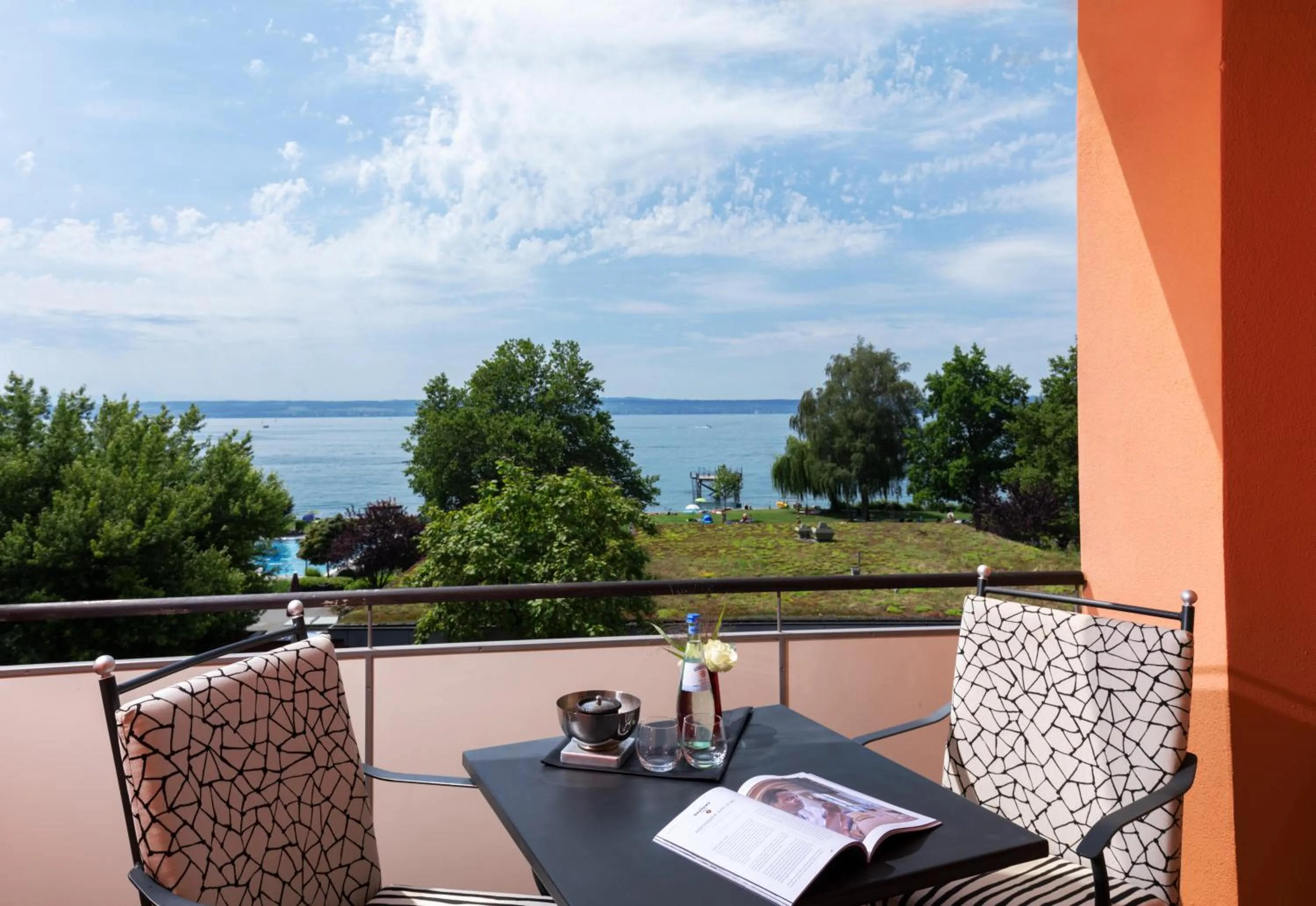 Balcony/Terrace in Romantik Hotel Residenz am See