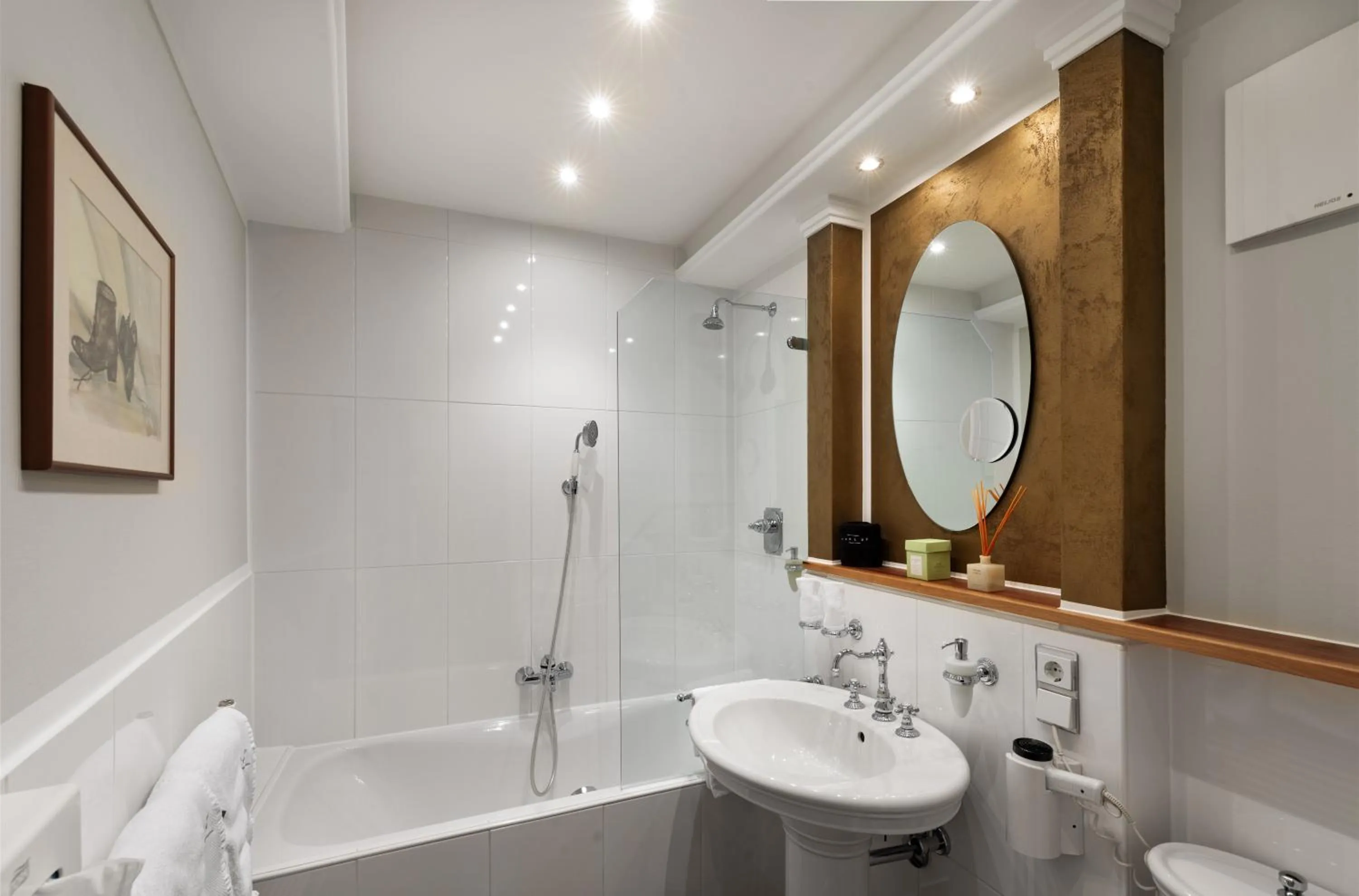 Bathroom in Romantik Hotel Residenz am See