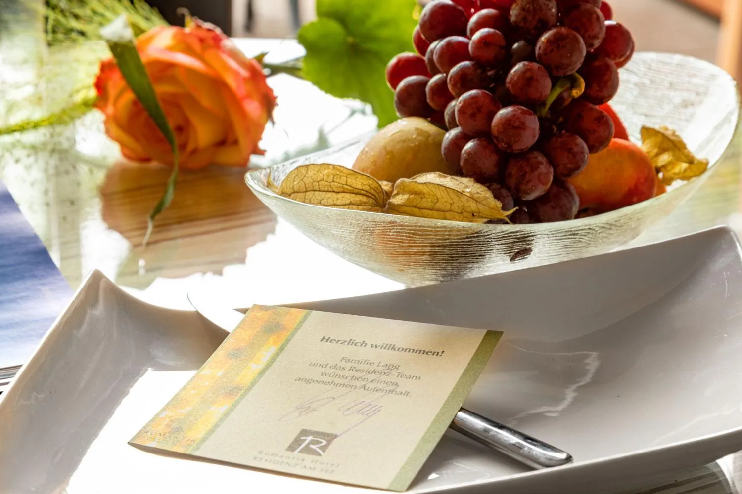 Decorative detail in Romantik Hotel Residenz am See