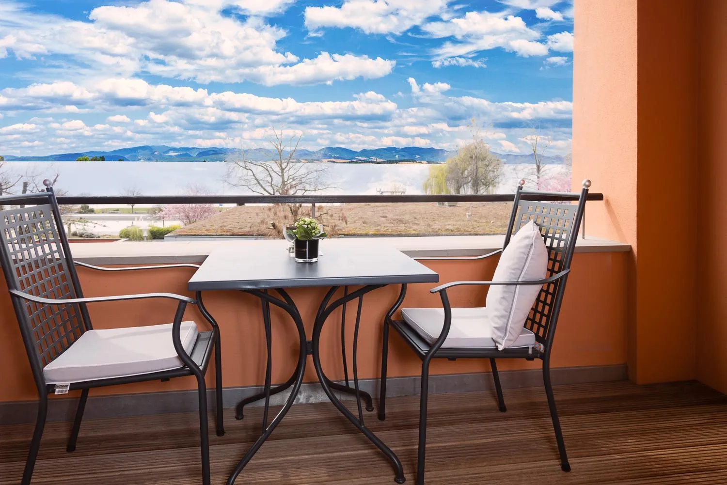 Balcony/Terrace in Romantik Hotel Residenz am See