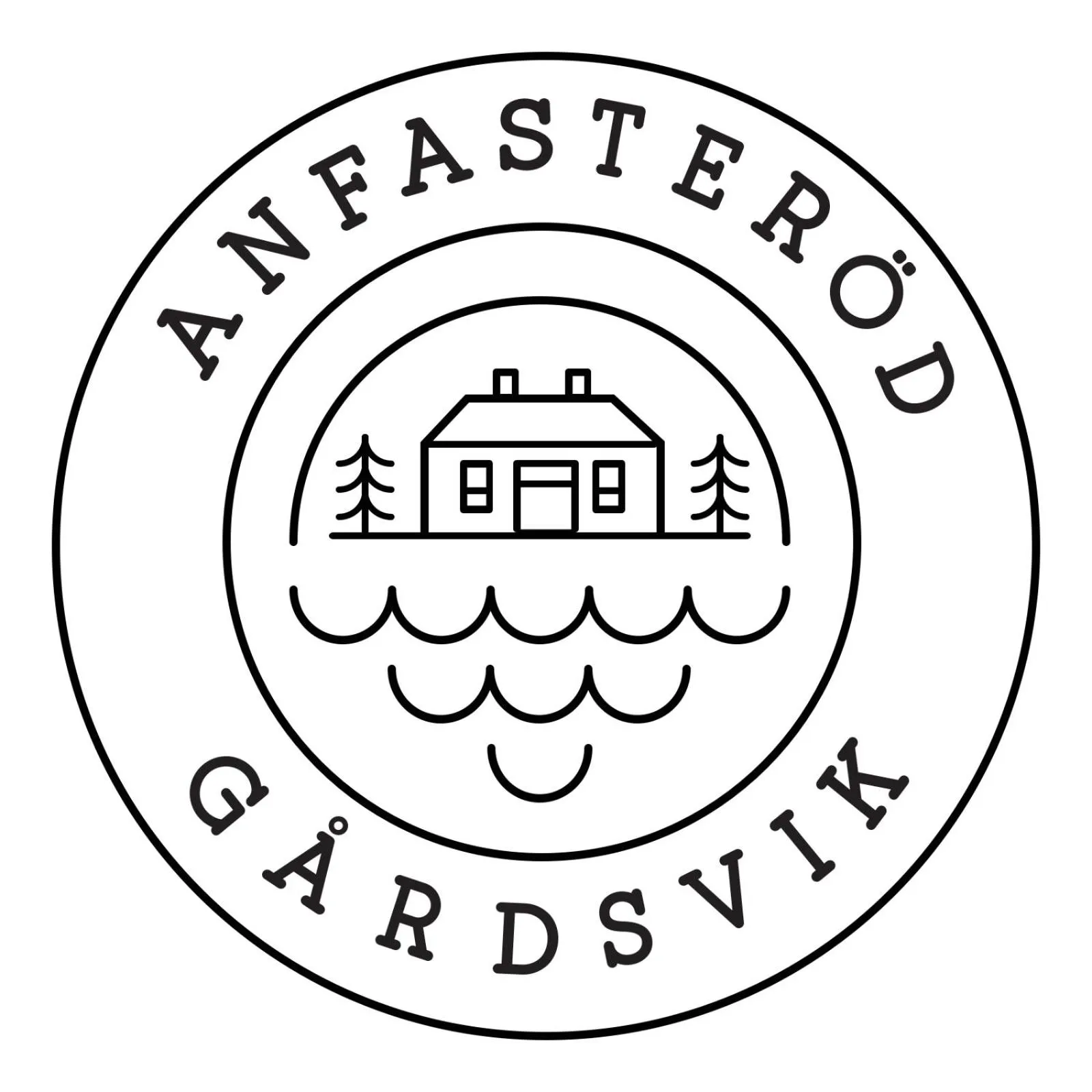 Property logo or sign in Anfasteröd Gårdsvik - Badstugorna