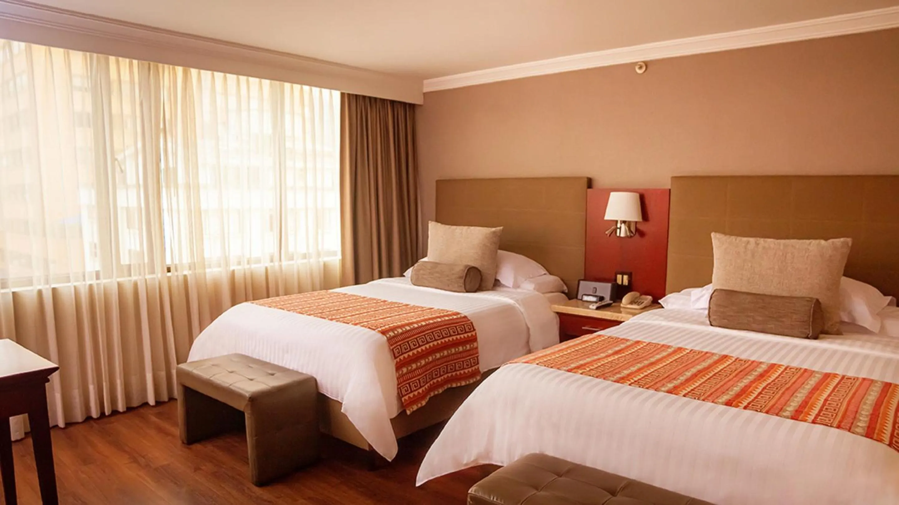 Bed in Bogota Plaza Hotel