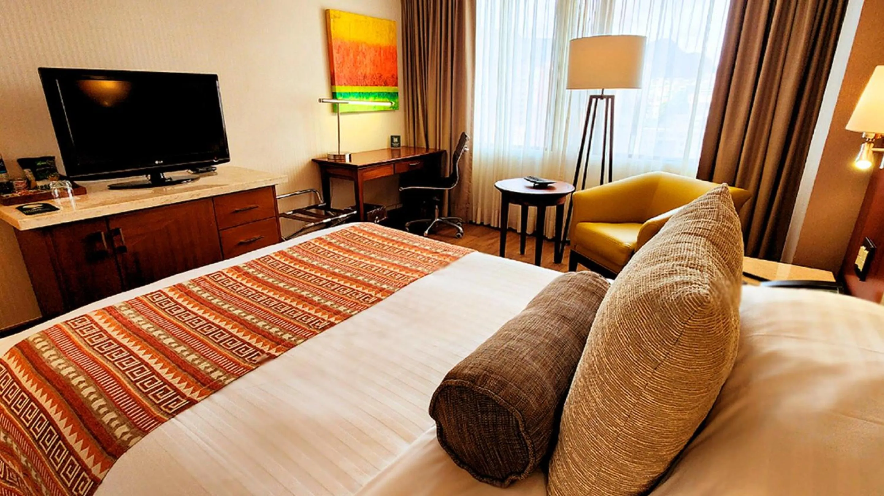 Bed in Bogota Plaza Hotel