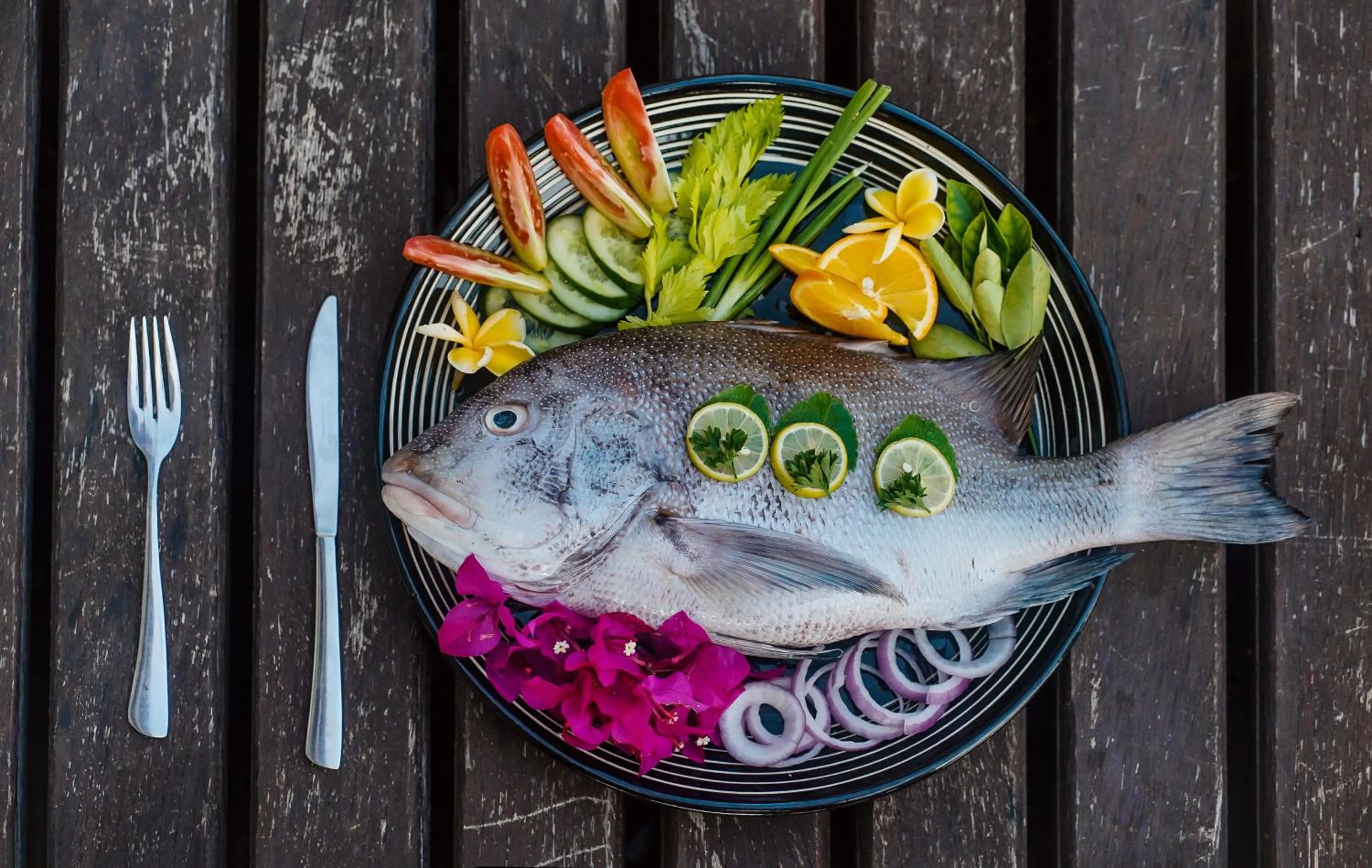 Food and drinks in Villa Océane