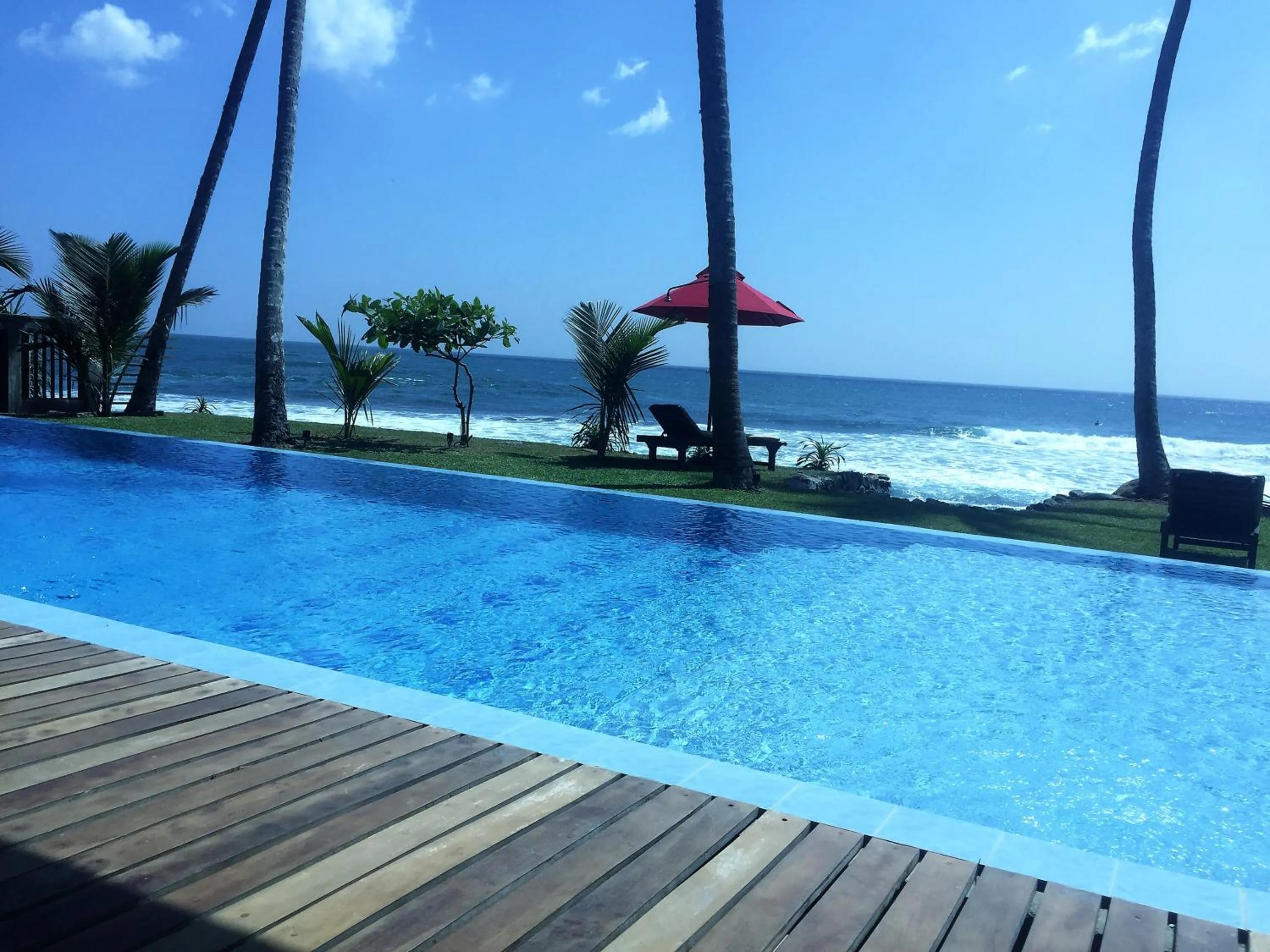 Garden view in Villa Océane