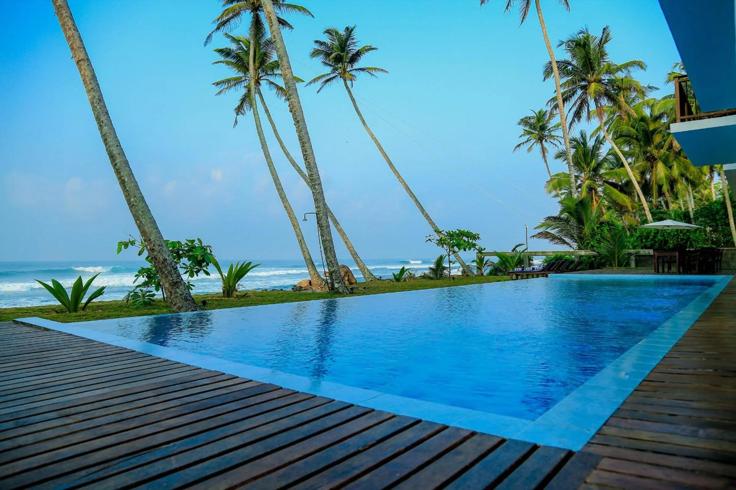 Garden view in Villa Océane