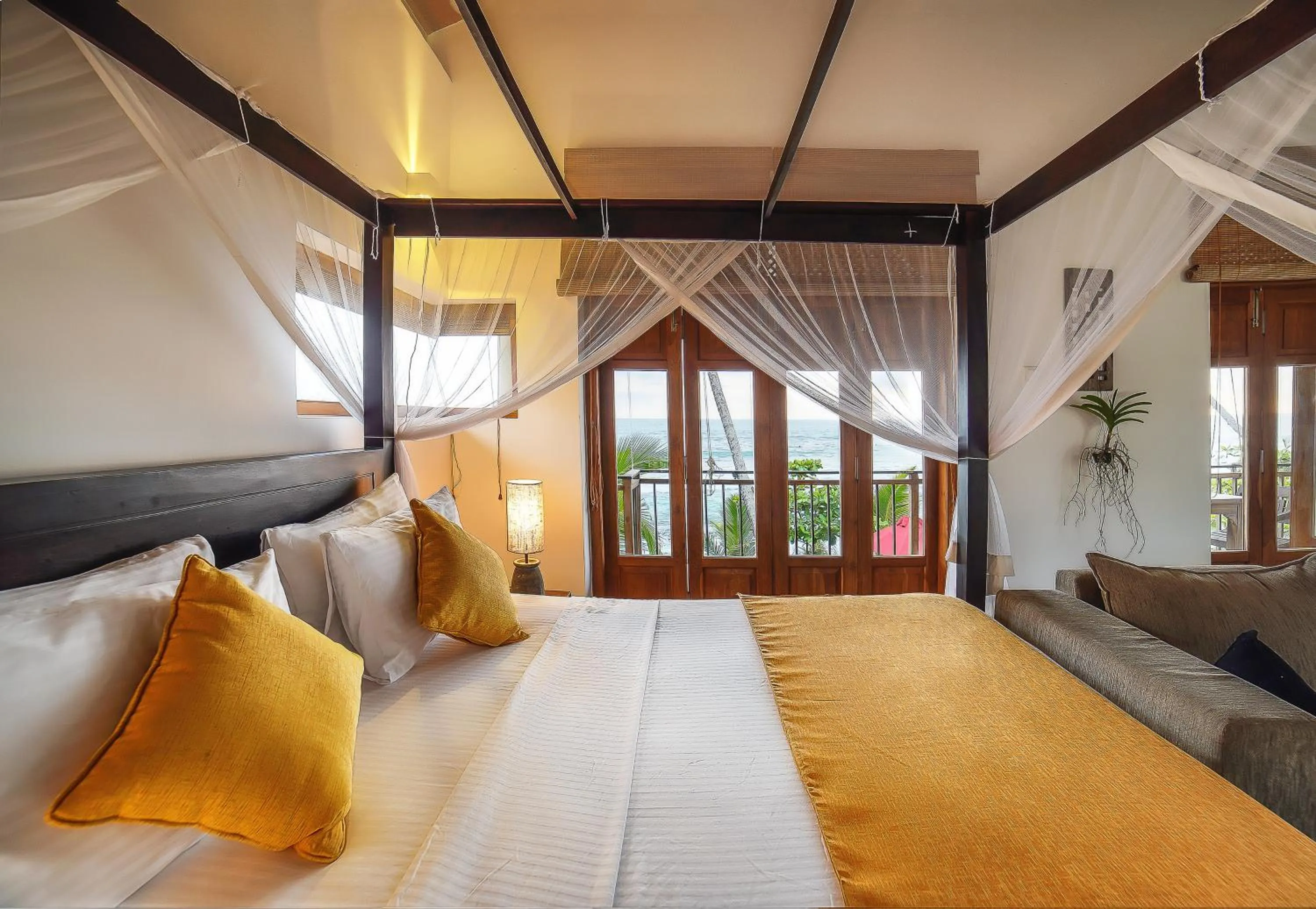 Bed in Villa Océane