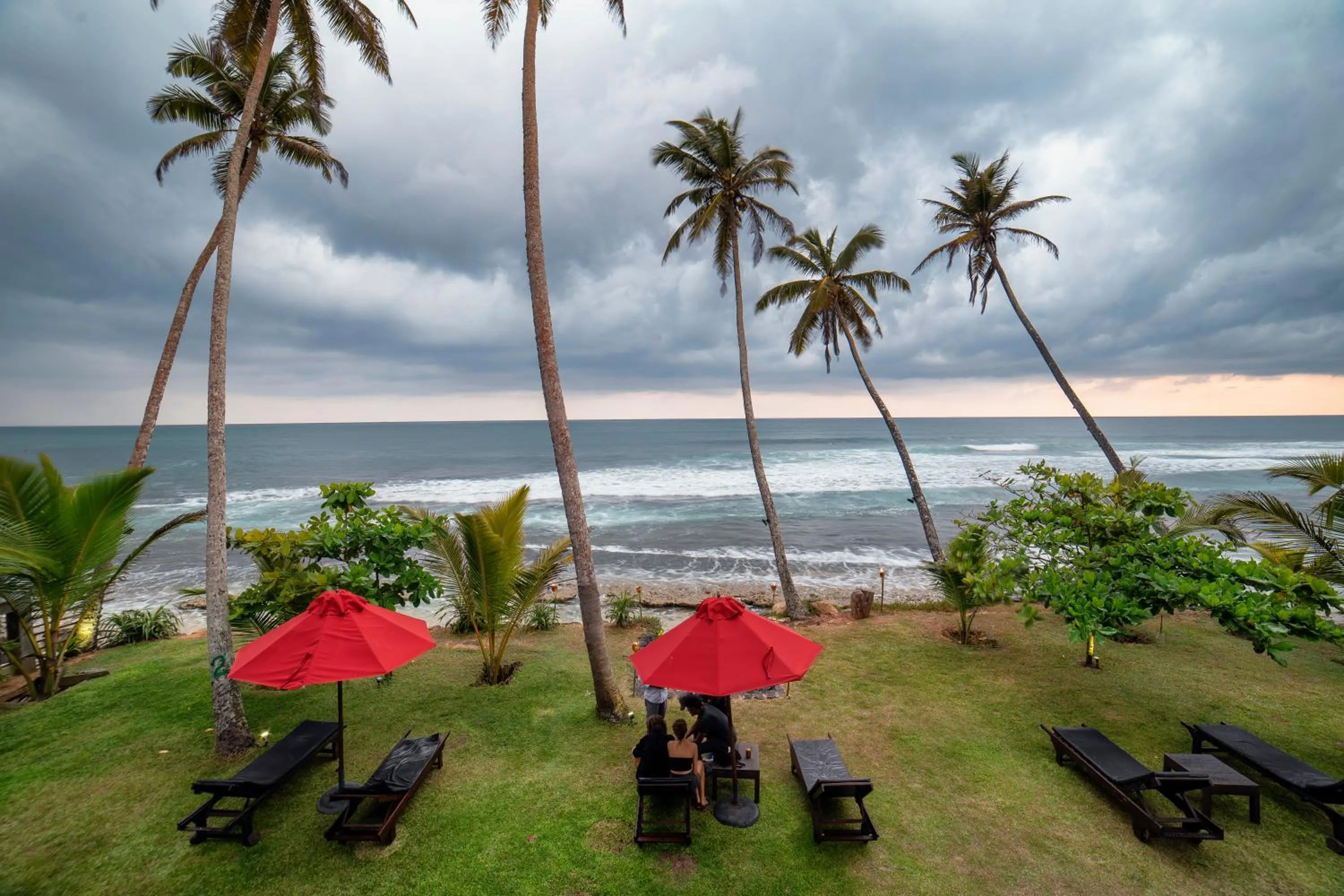 Garden view in Villa Océane