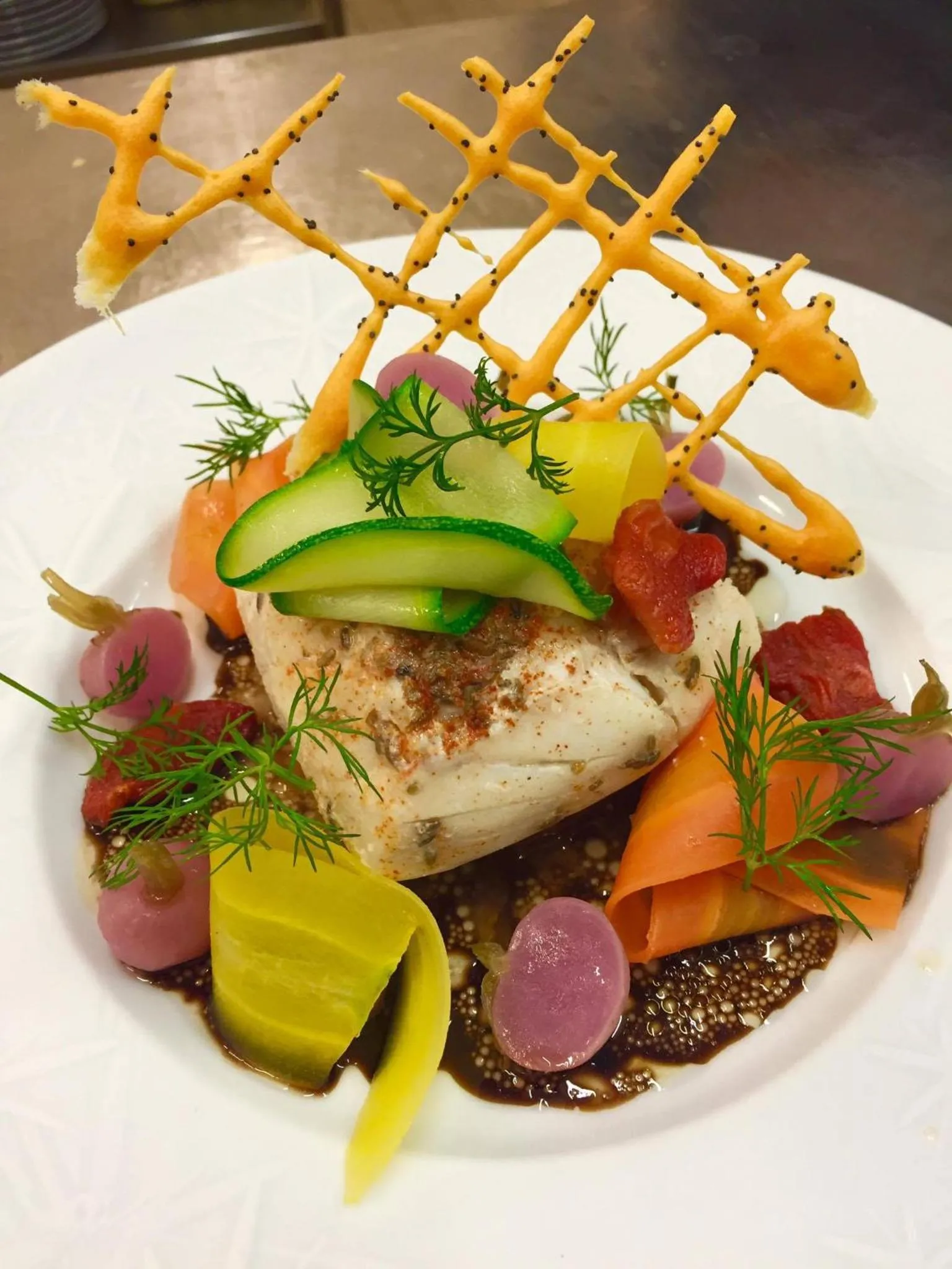 Food close-up in Logis Hotel Restaurant l'Orée Des Bois