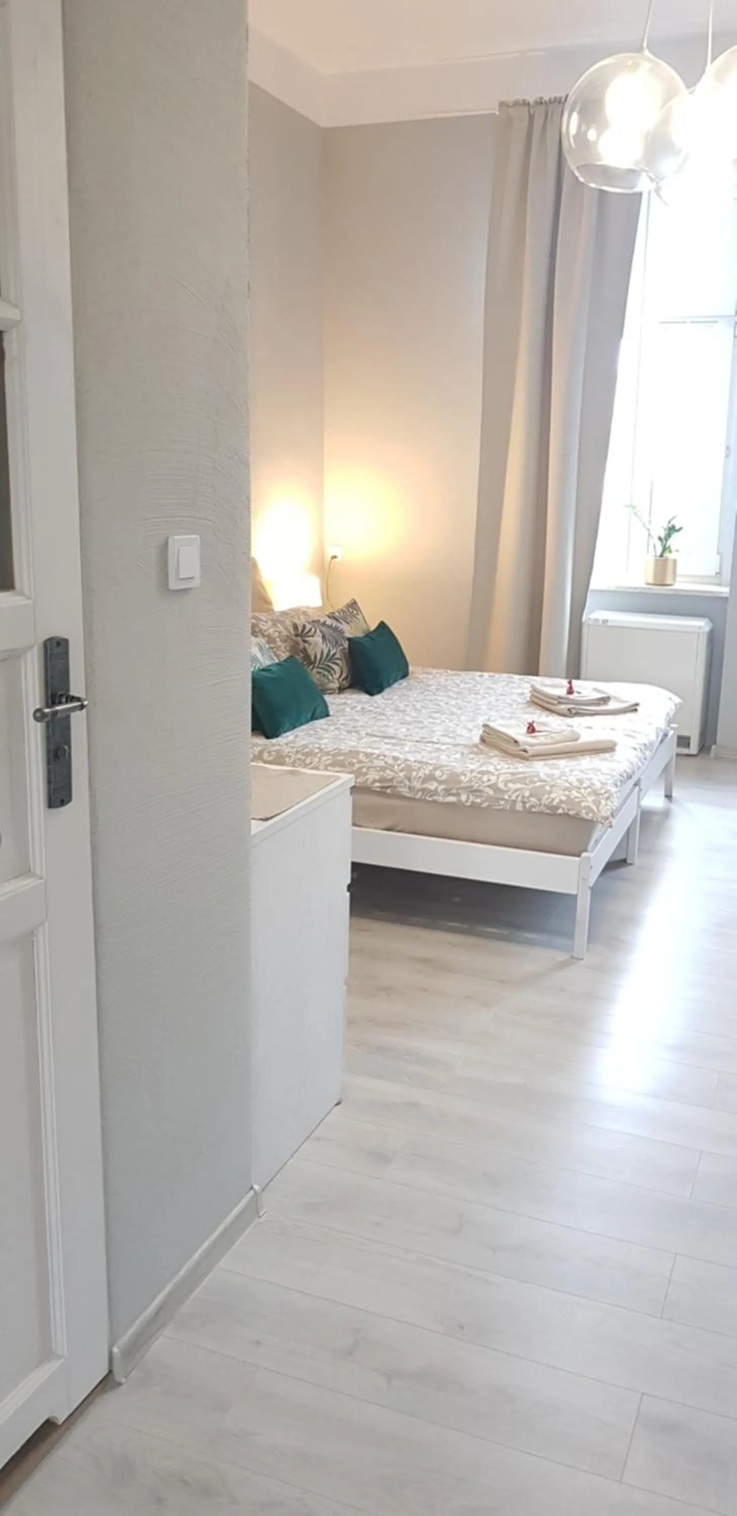 Photo of the whole room, Bed in Colourful Rooms Wrocław