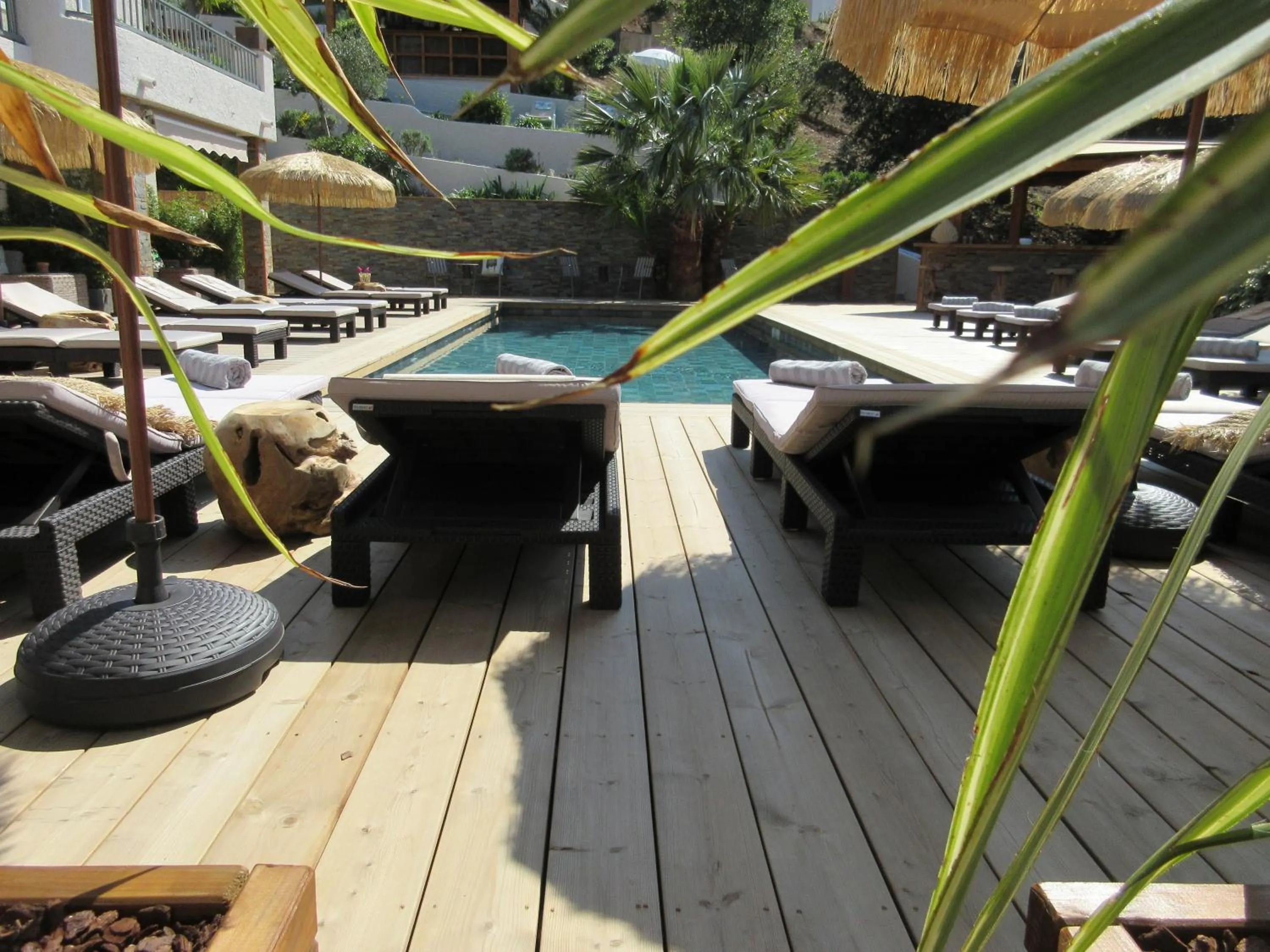 Patio in Villa Tricoli B&B avec Piscine