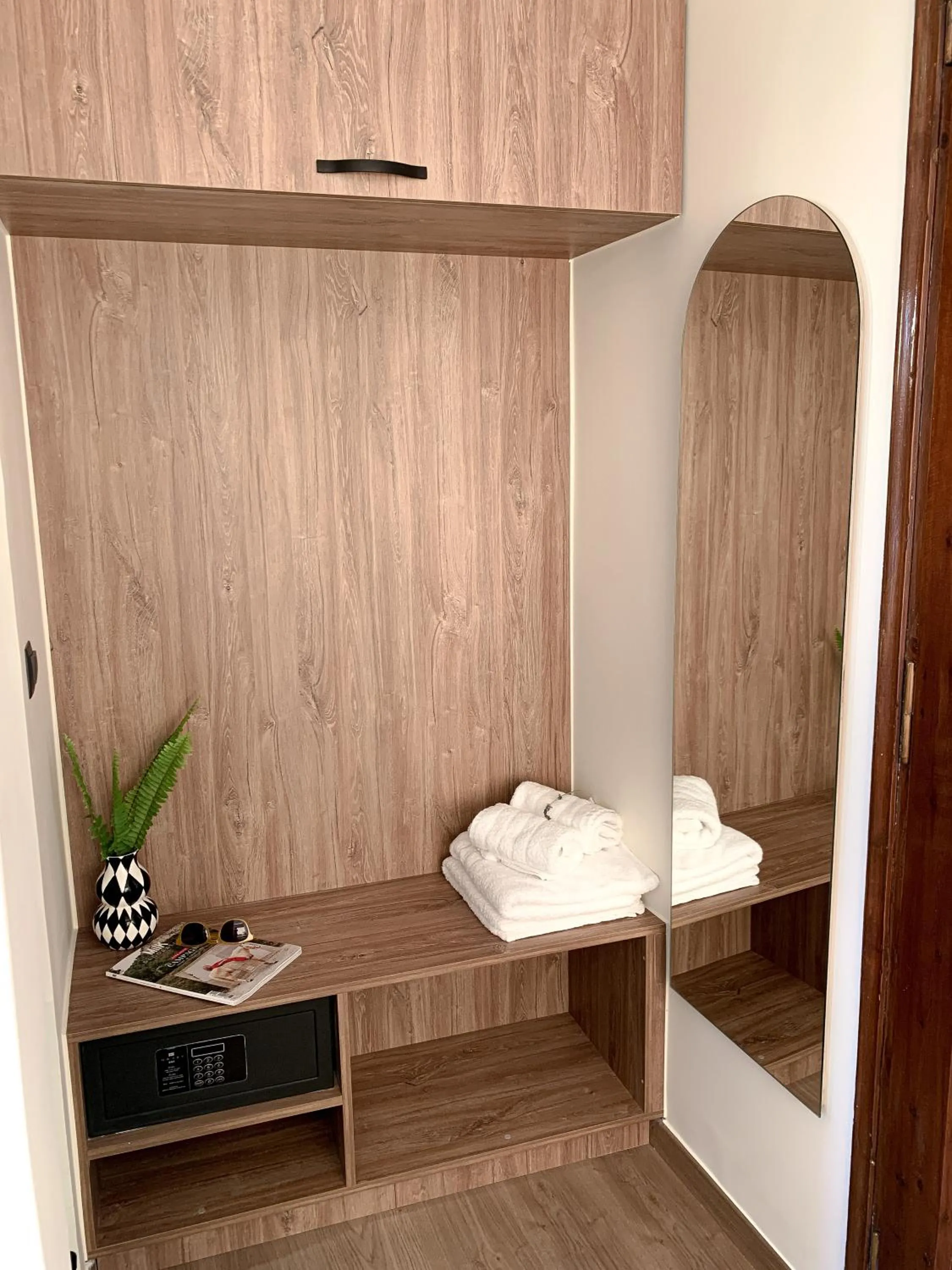 Bed in Amphitrite Hotel