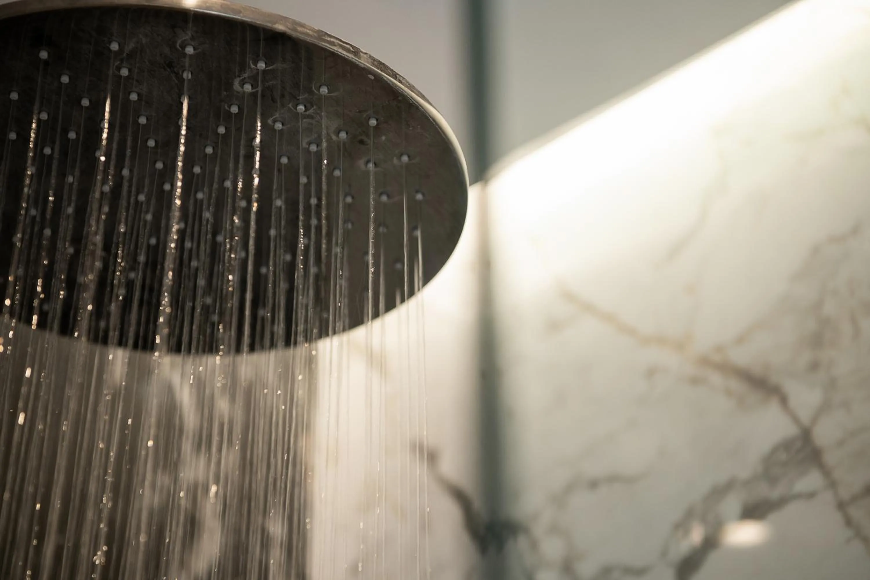 Shower in Amphitrite Hotel