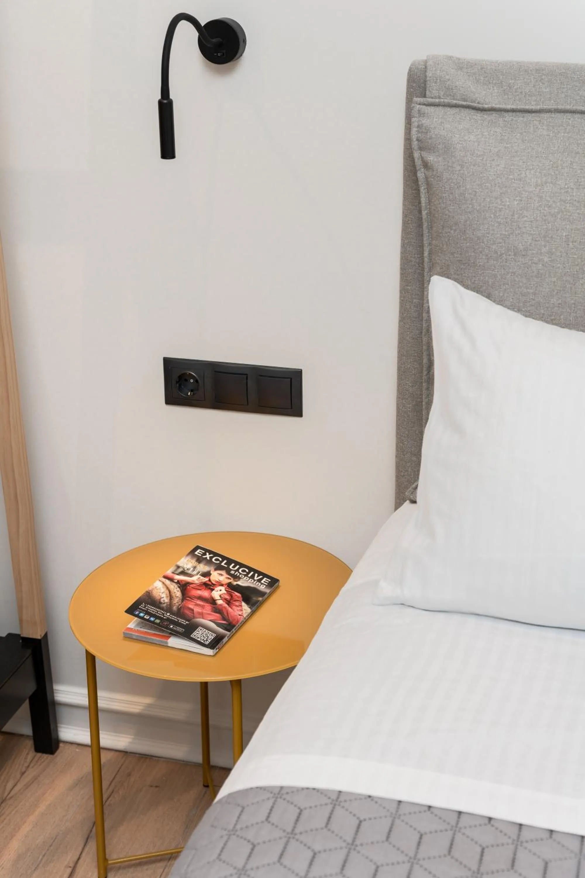 Bed in Amphitrite Hotel