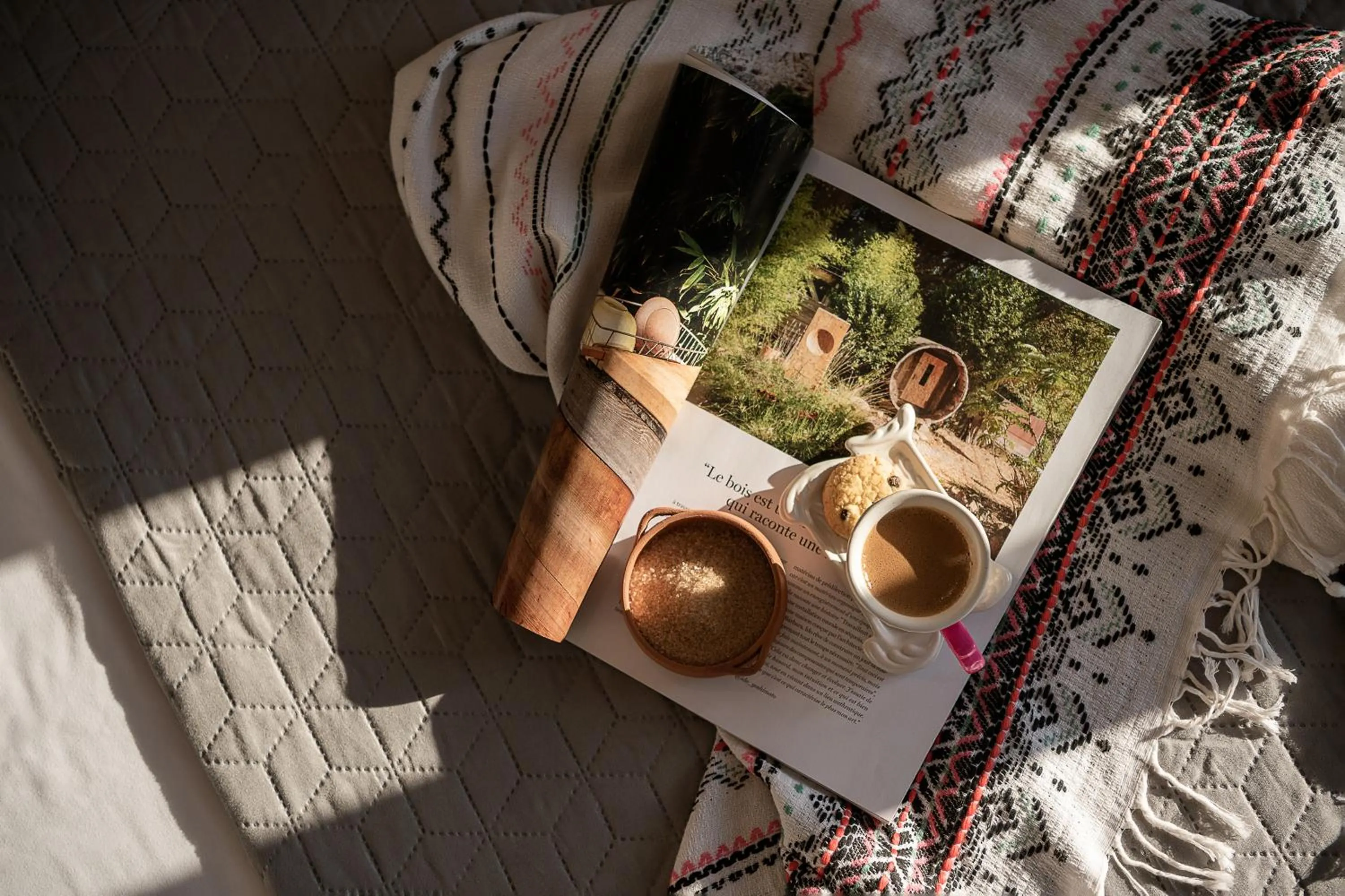 Bed in Amphitrite Hotel
