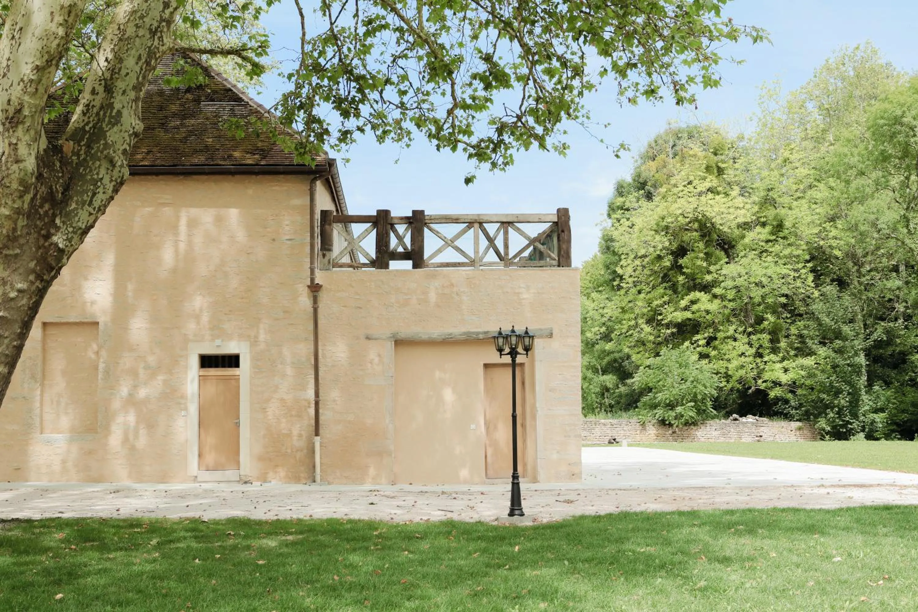 Natural landscape in Château de Saulon