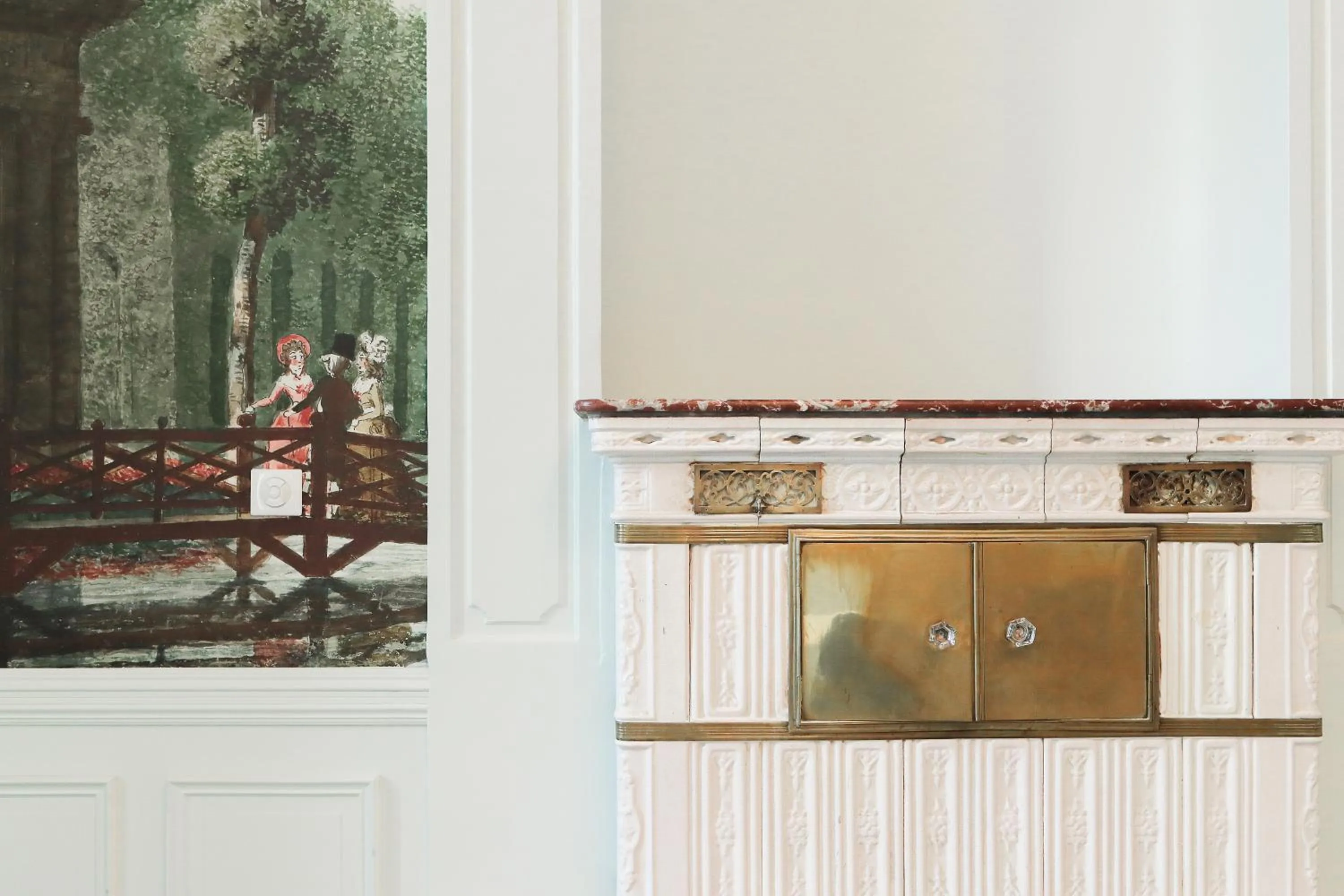 Decorative detail in Château de Saulon