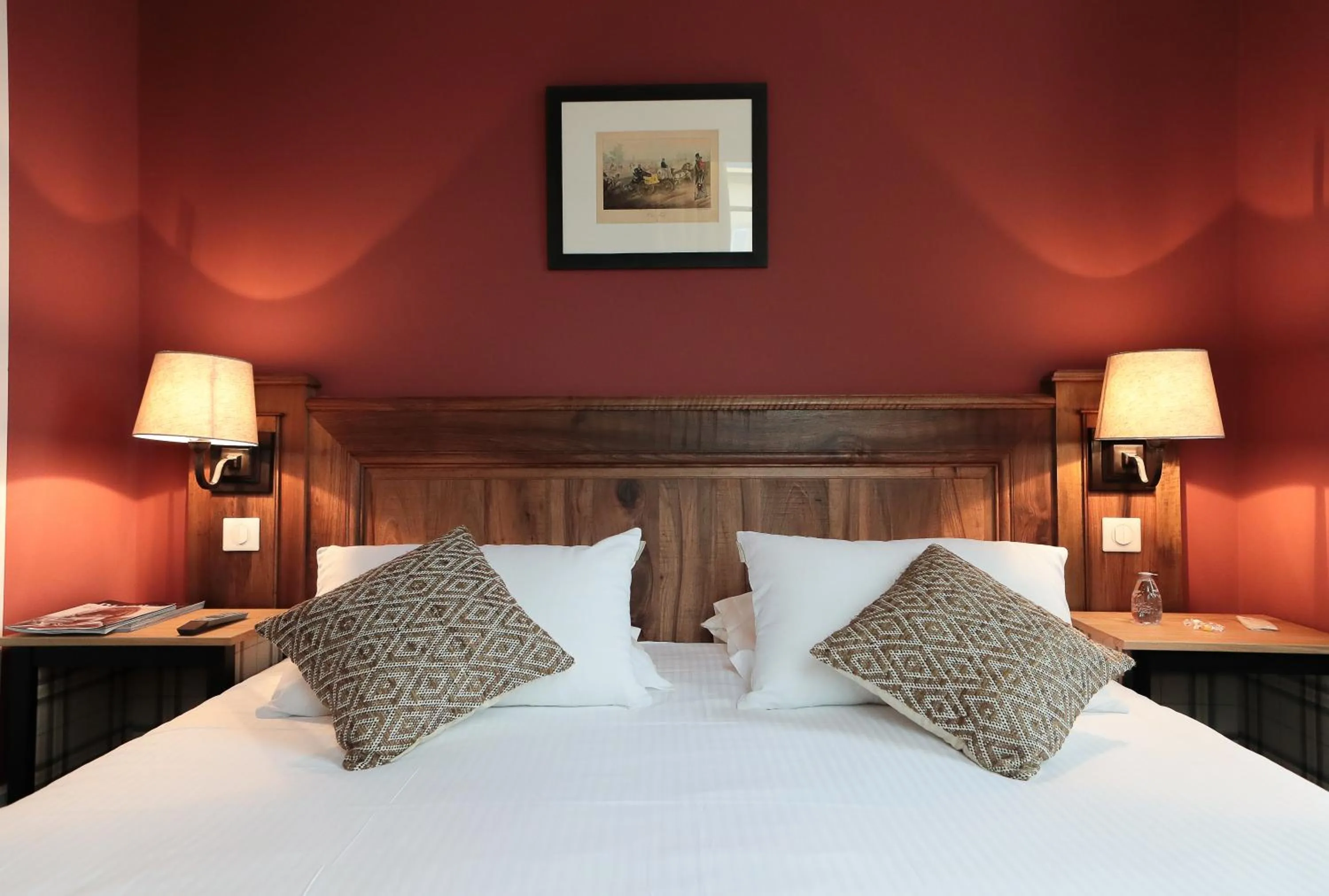 Bed in Château de Saulon