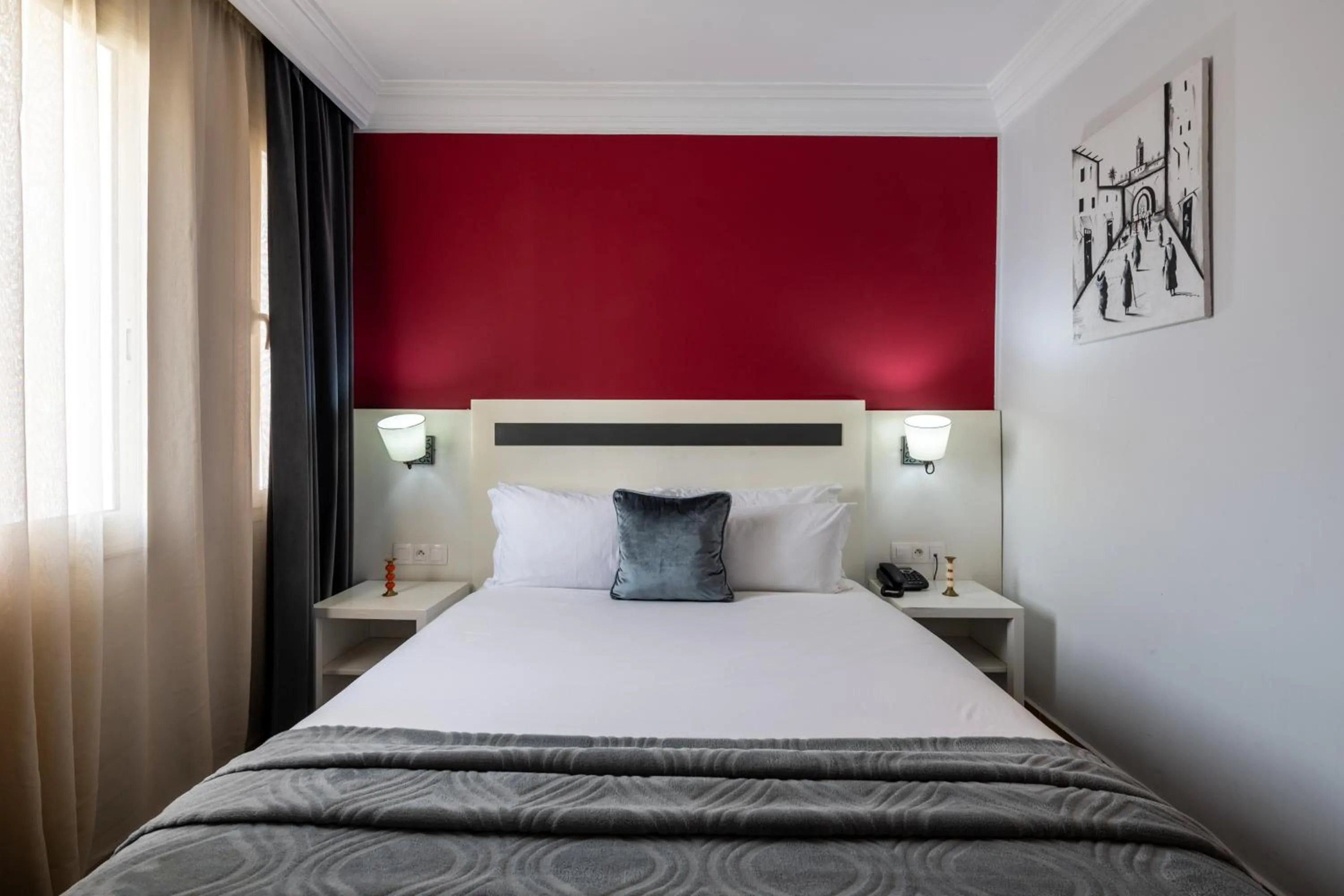 Bed in Hotel Le Musée