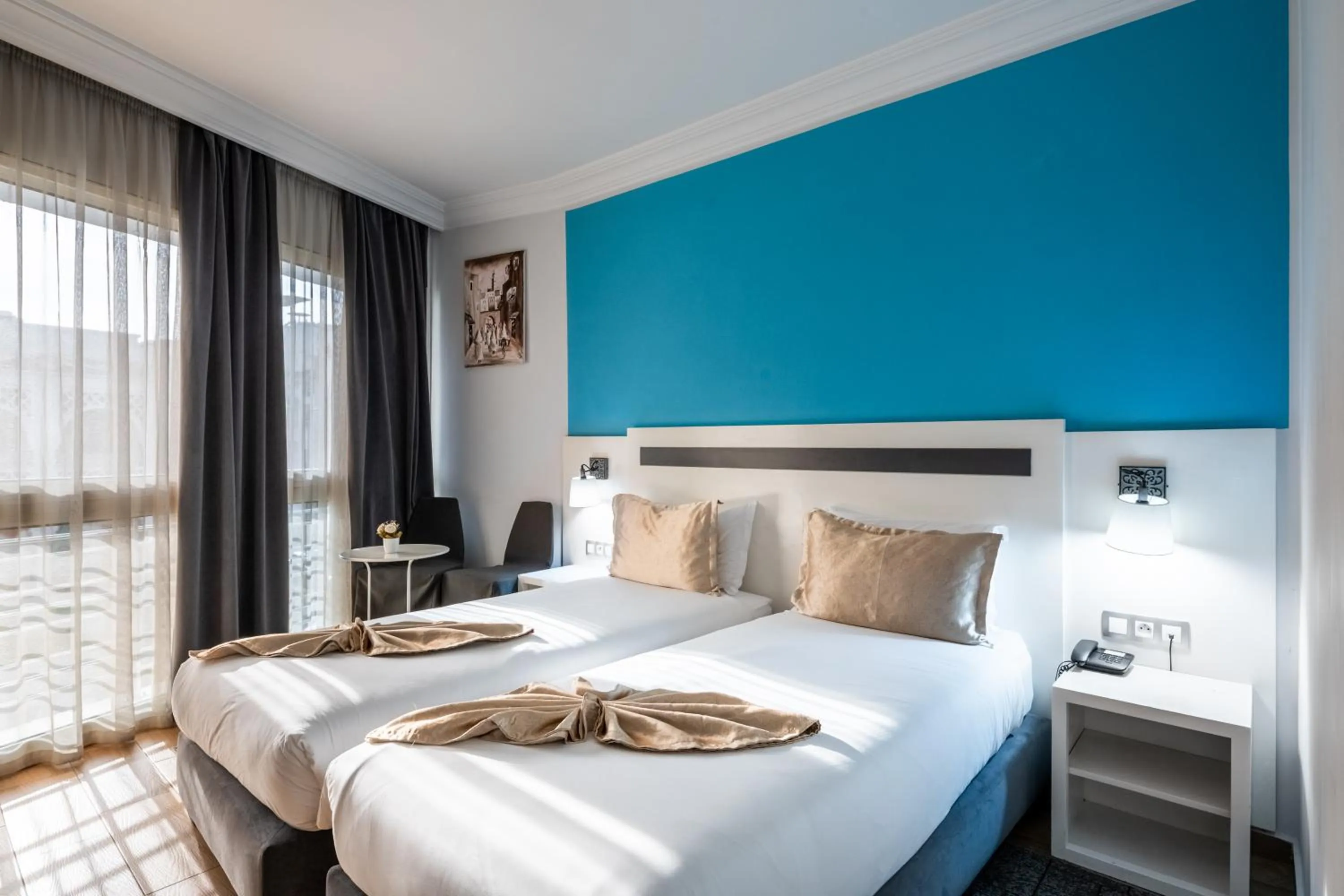 Bed in Hotel Le Musée