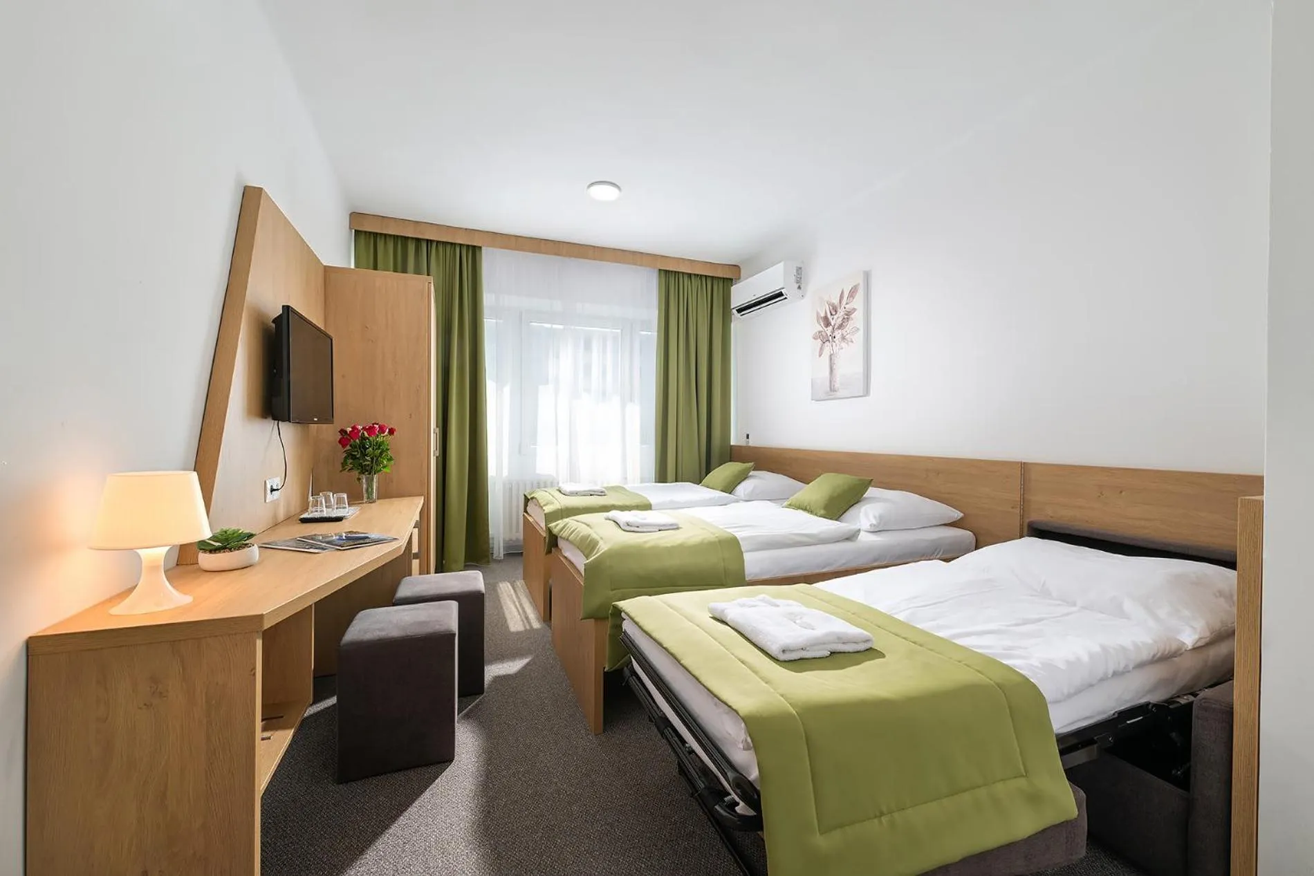 Photo of the whole room, Bed in Hotel Plus