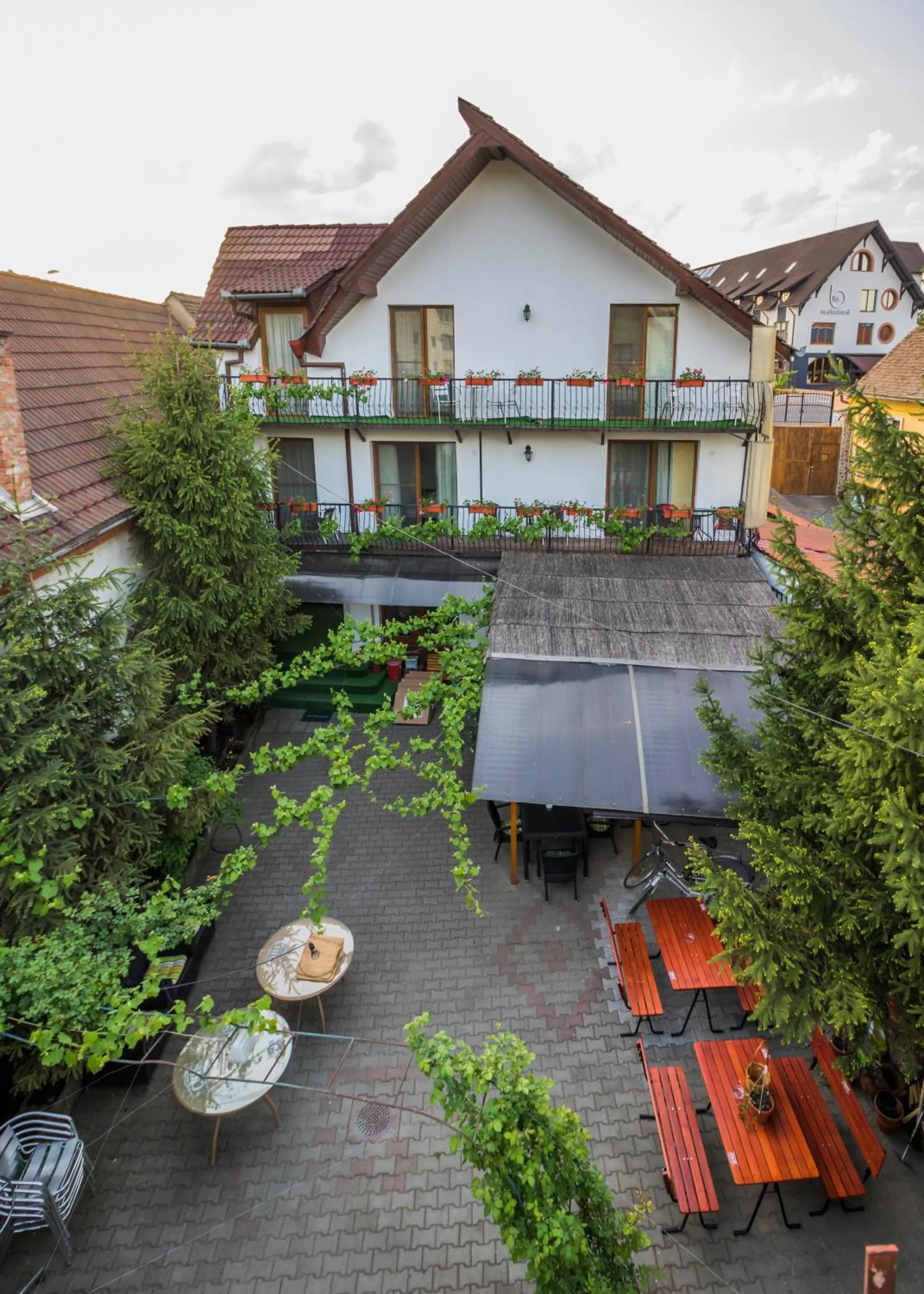 Patio in Gasthof Sara