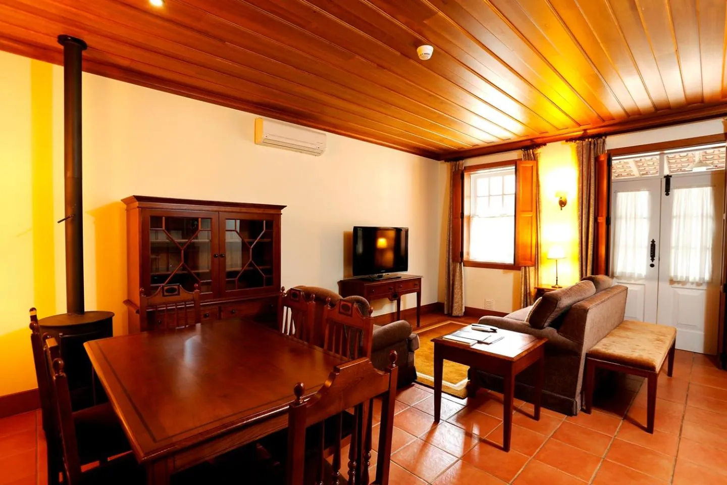 Living room in Parador Casa Da Insua