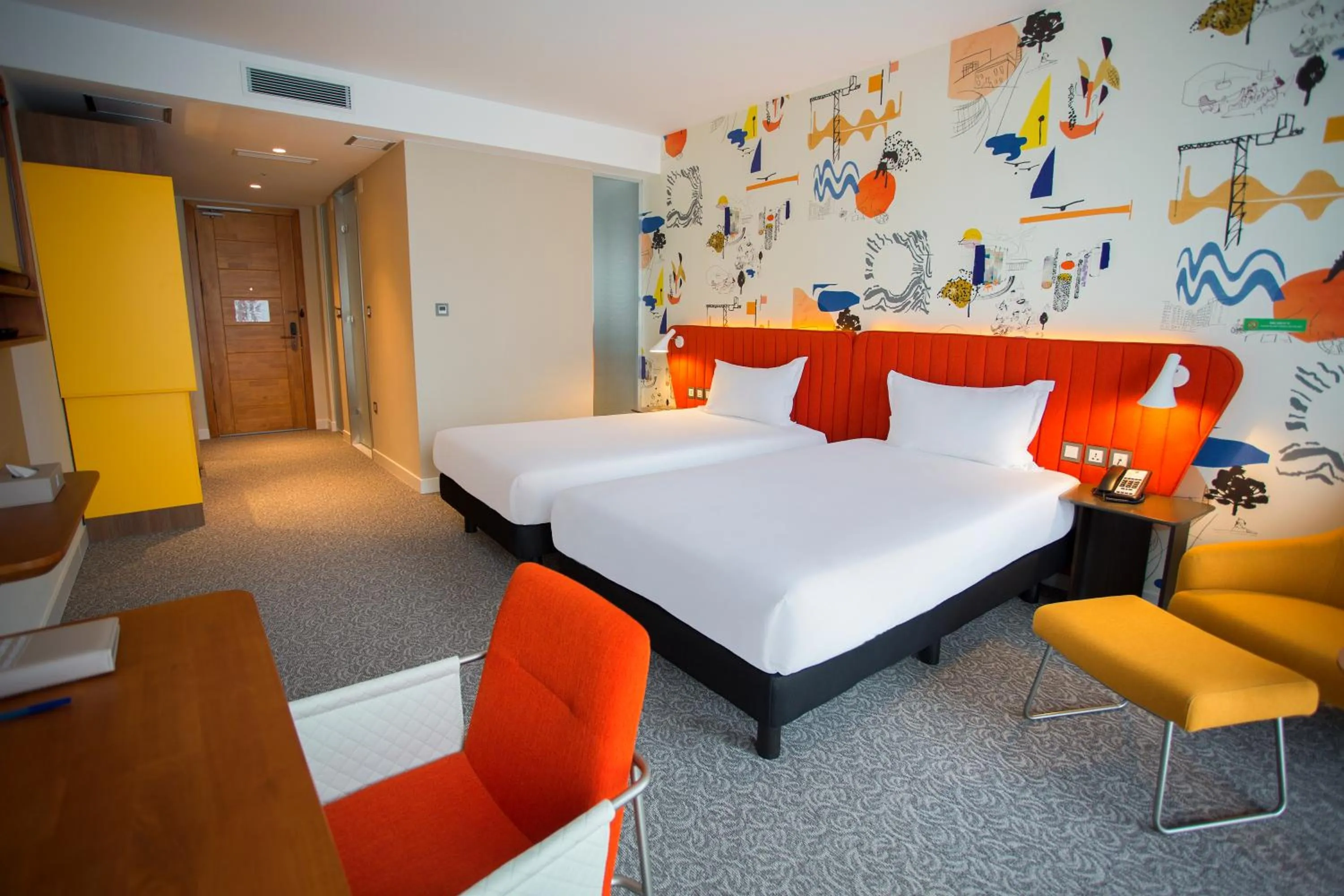 Bed in IBIS Styles Ulaanbaatar Polaris