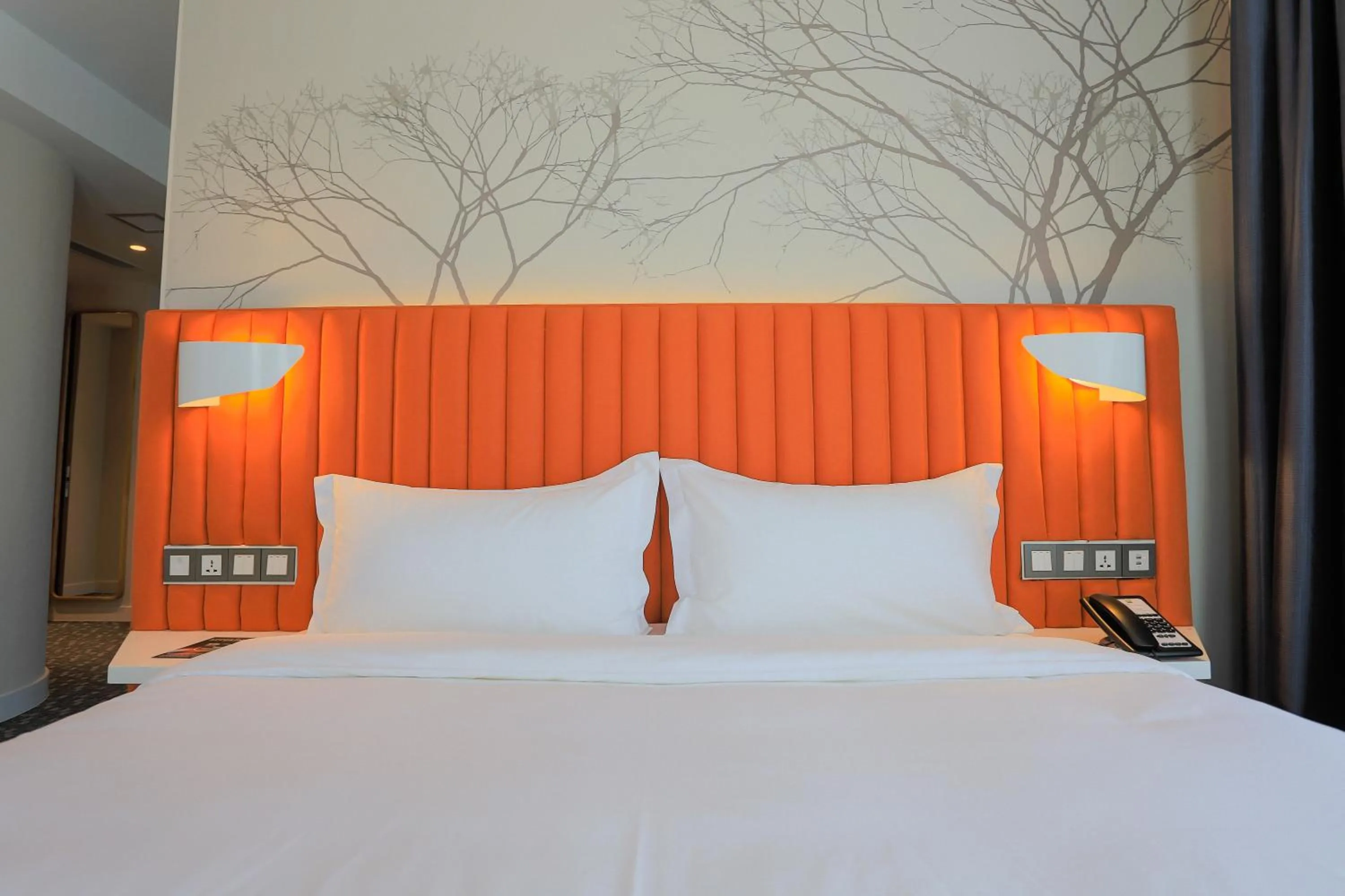 Bed in IBIS Styles Ulaanbaatar Polaris