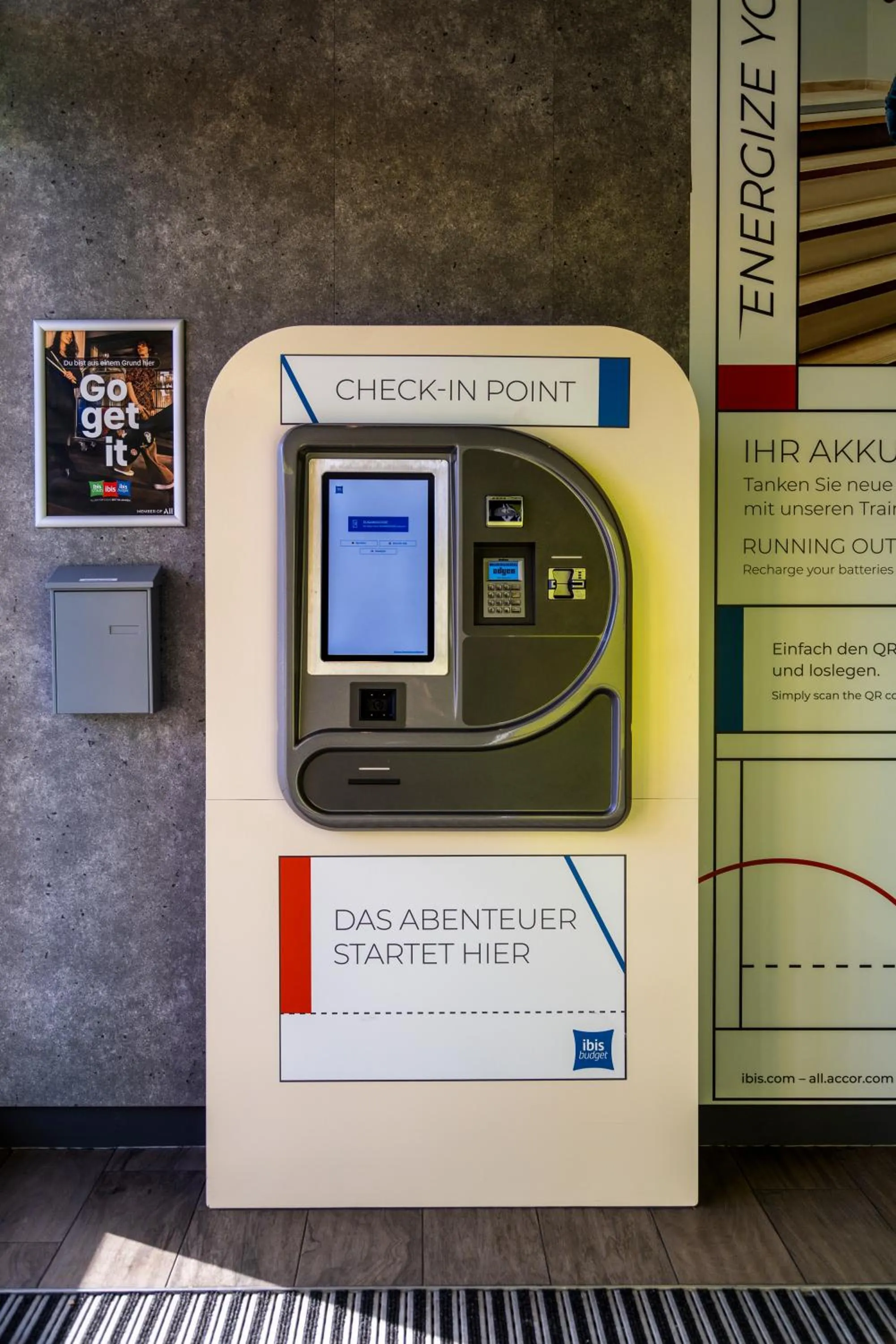 Lobby or reception in ibis budget Muenchen Ost Messe