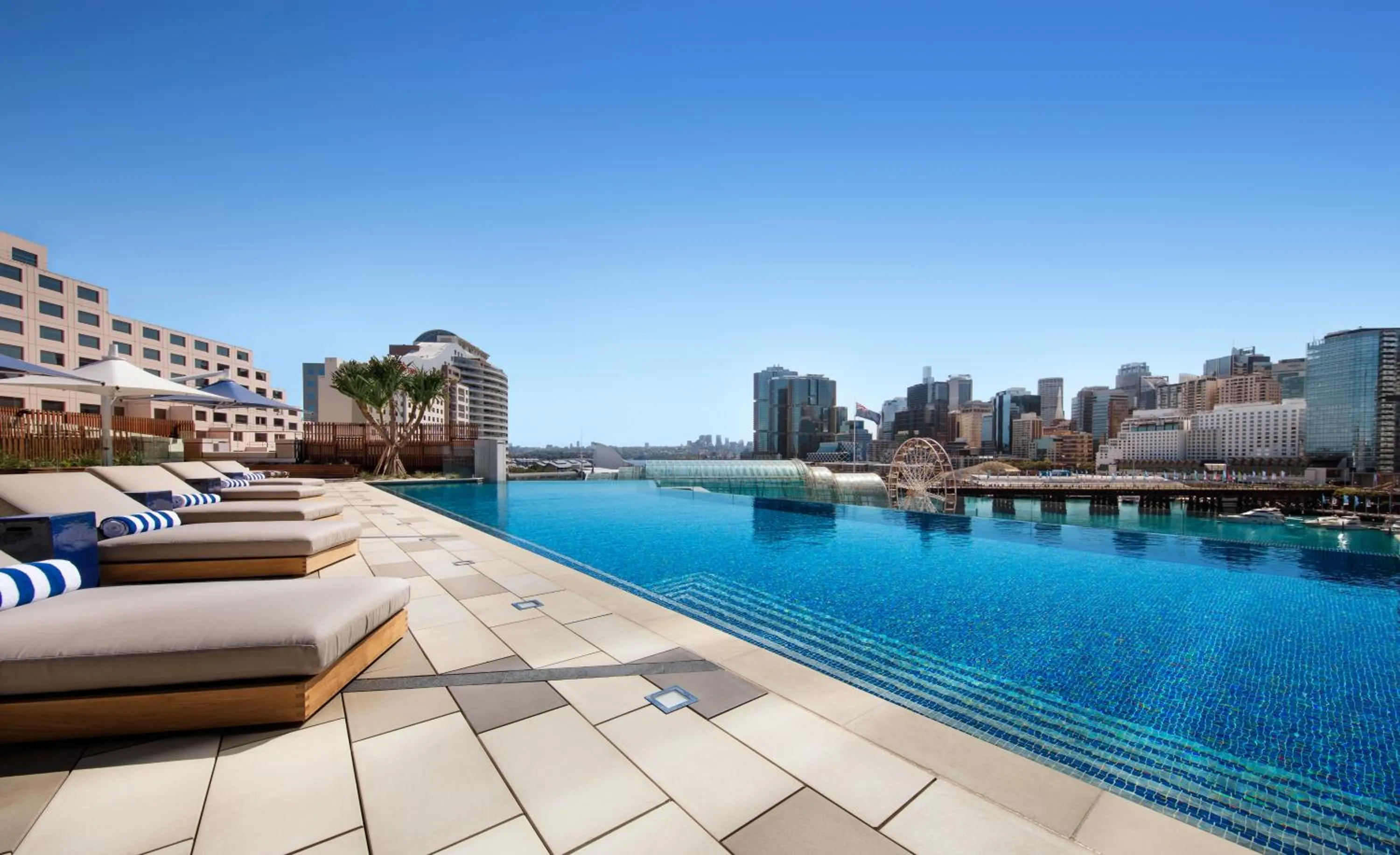 Swimming pool in Sofitel Sydney Darling Harbour