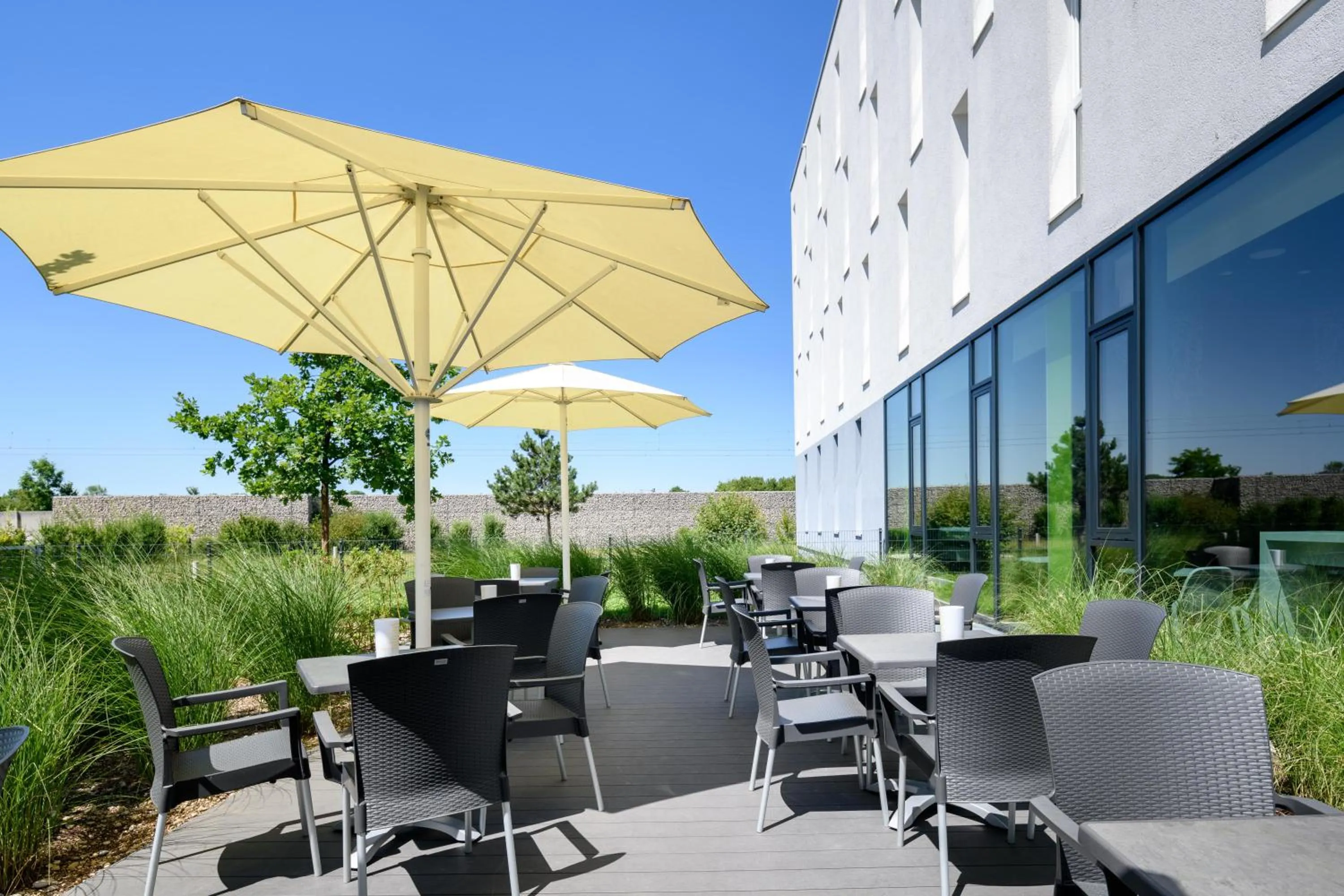 Balcony/Terrace in ibis budget Muenchen City Olympiapark