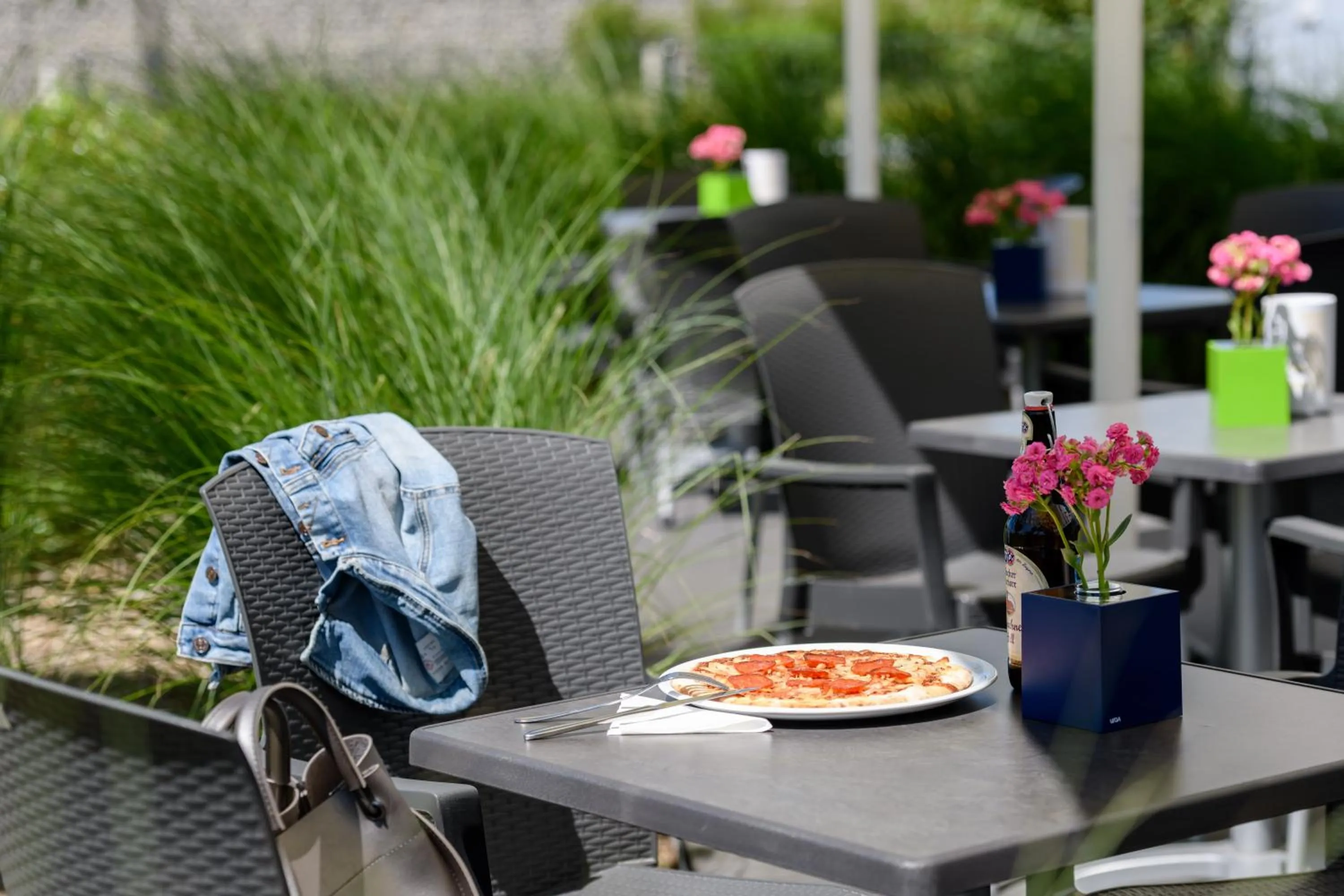 Balcony/Terrace in ibis budget Muenchen City Olympiapark