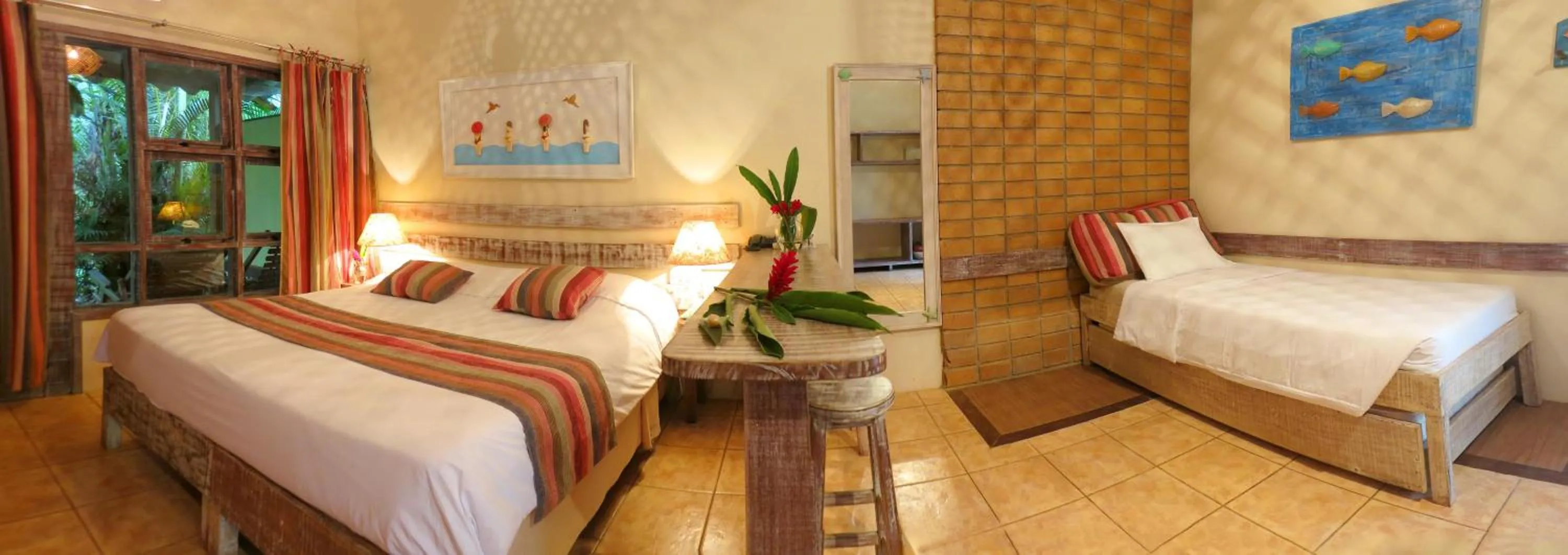 Decorative detail, Bed in Itamambuca Eco Resort