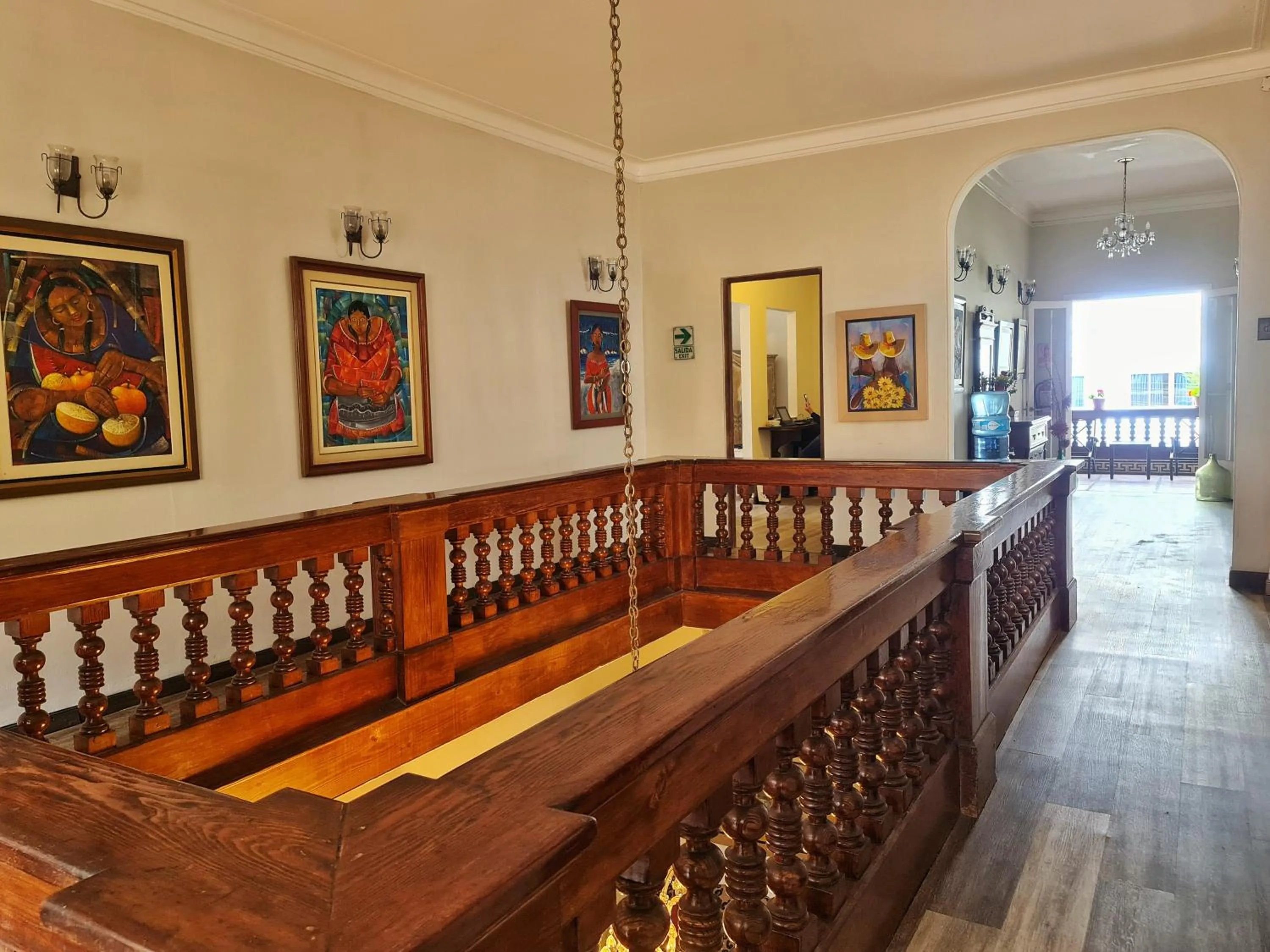 Decorative detail in Hotel Antigua Miraflores