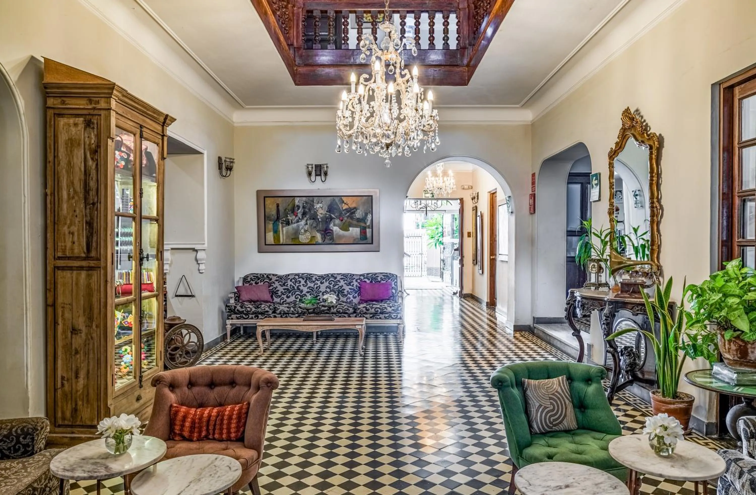 Living room in Hotel Antigua Miraflores