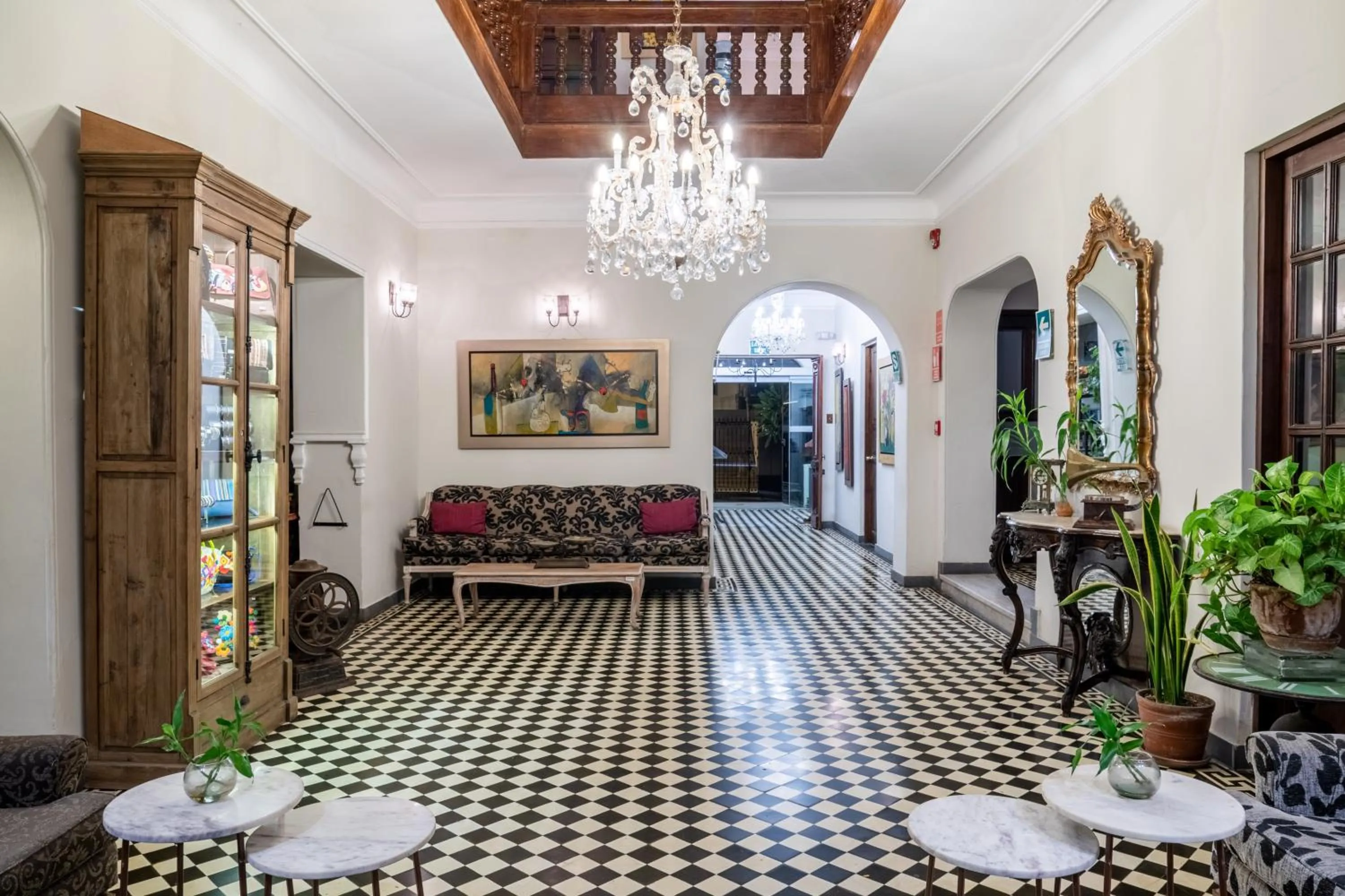 Living room in Hotel Antigua Miraflores