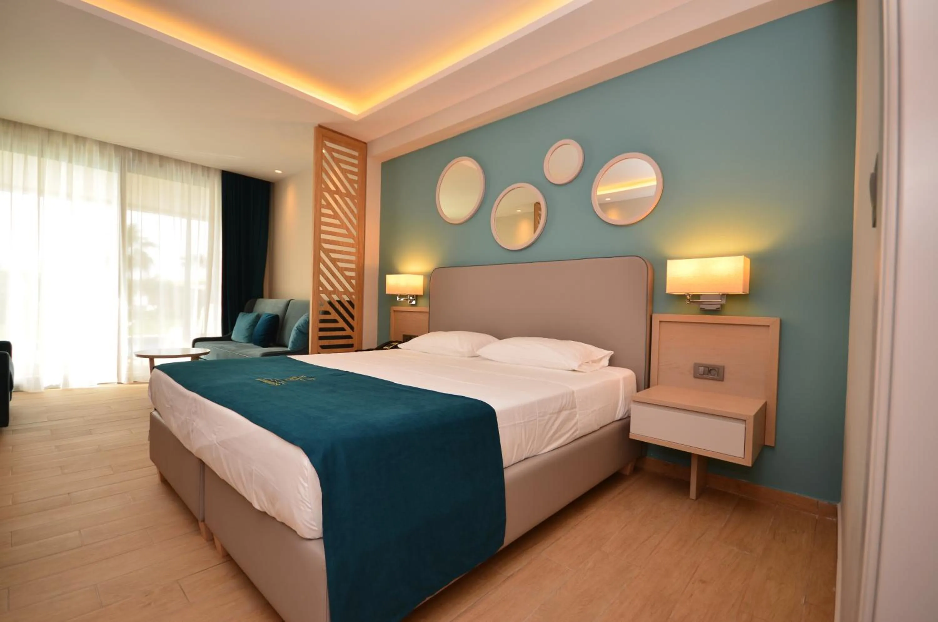 Bedroom, Bed in Almyros Beach