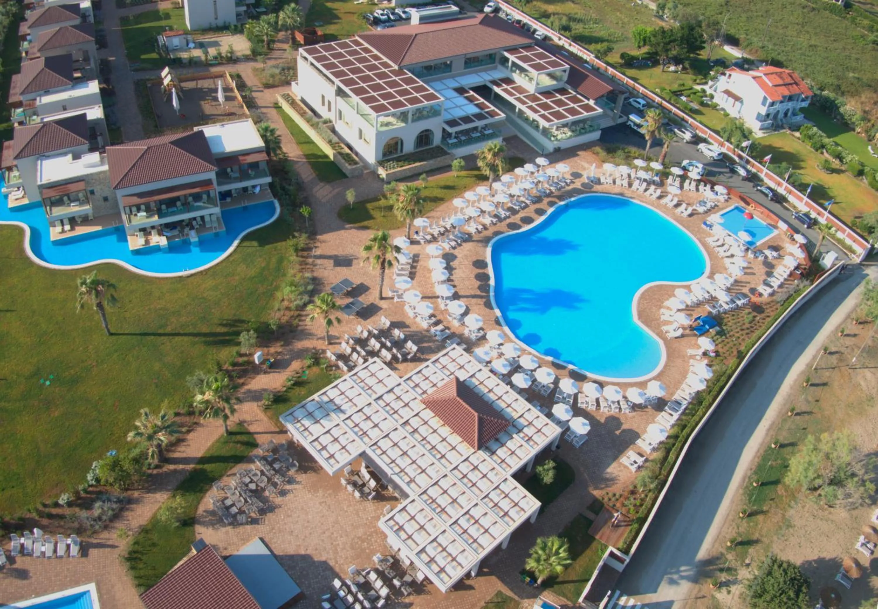 Bird's eye view in Almyros Beach