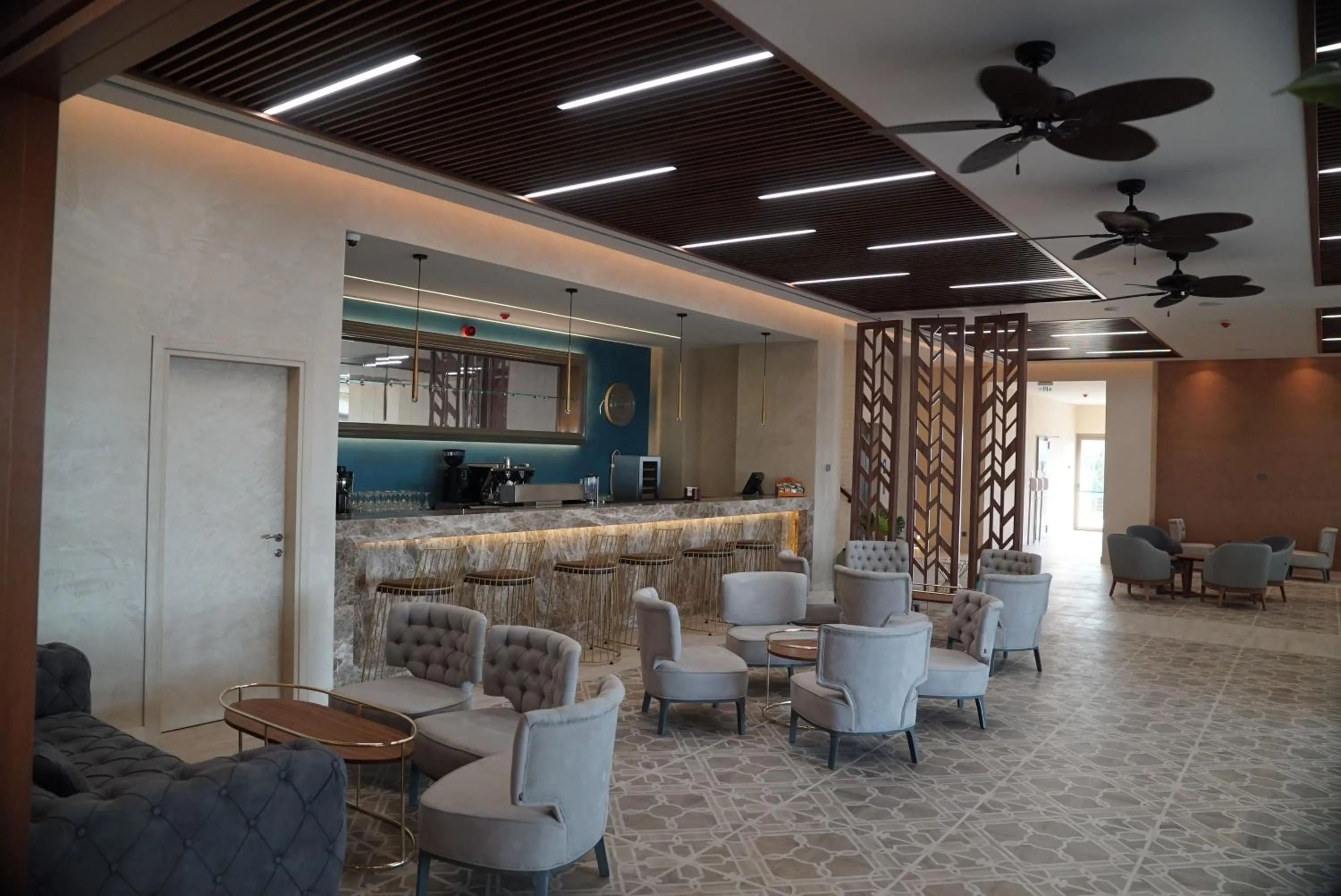 Lounge or bar in Almyros Beach