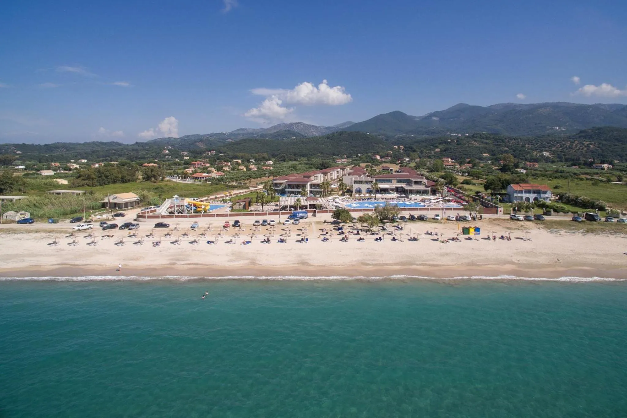 Bird's eye view in Almyros Beach