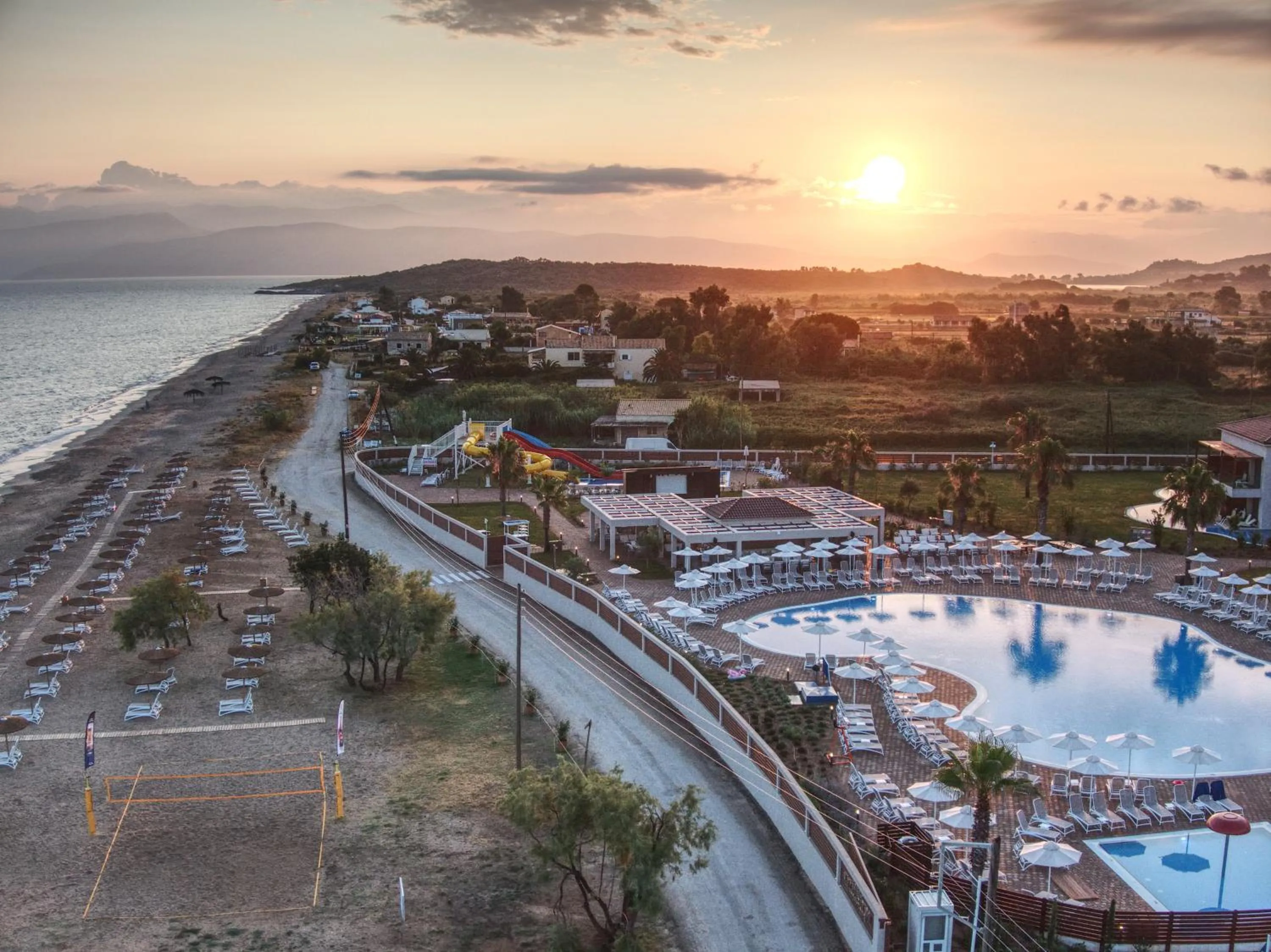 Bird's eye view in Almyros Beach
