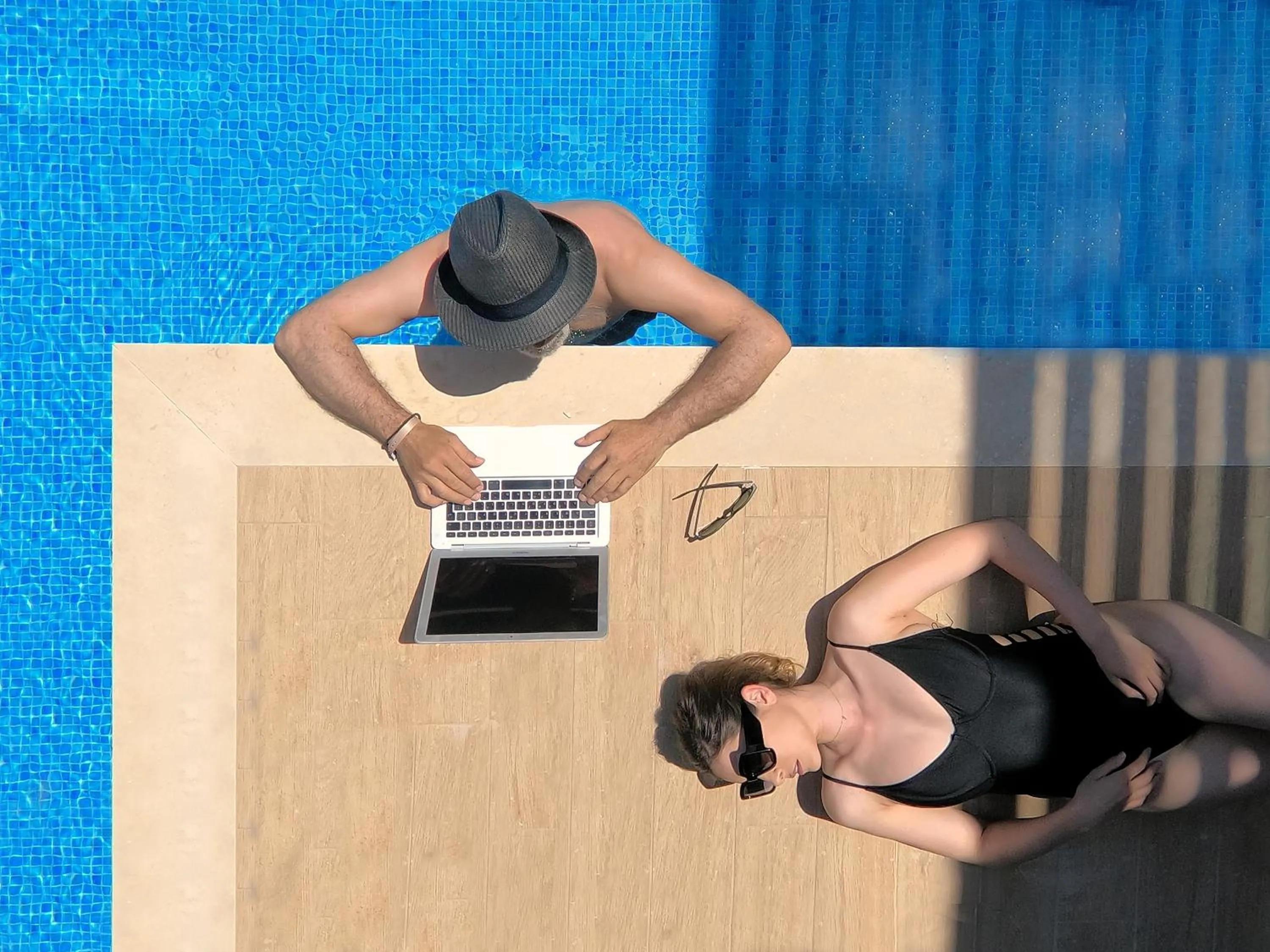 Swimming pool in Almyros Beach