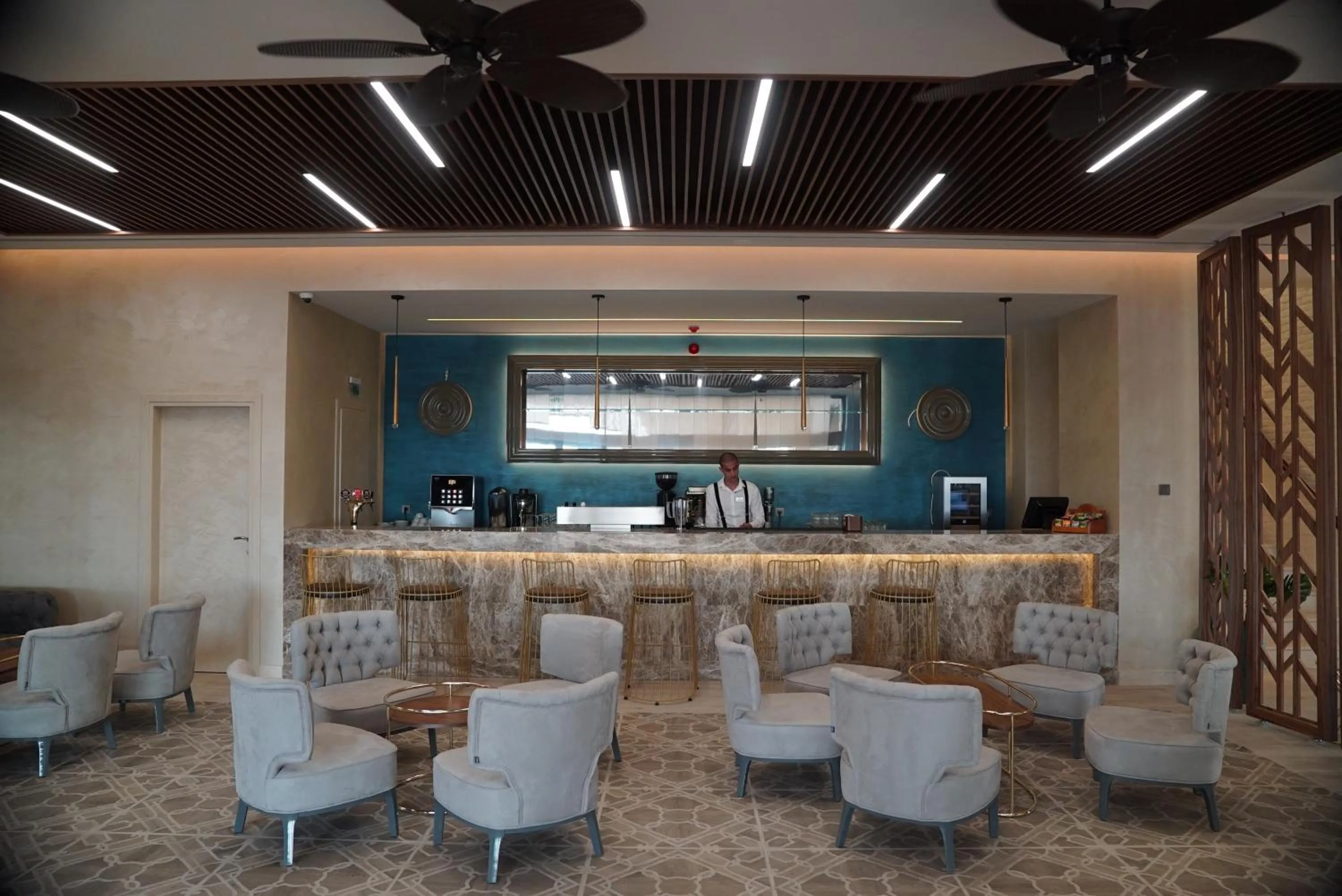 Lounge or bar in Almyros Beach