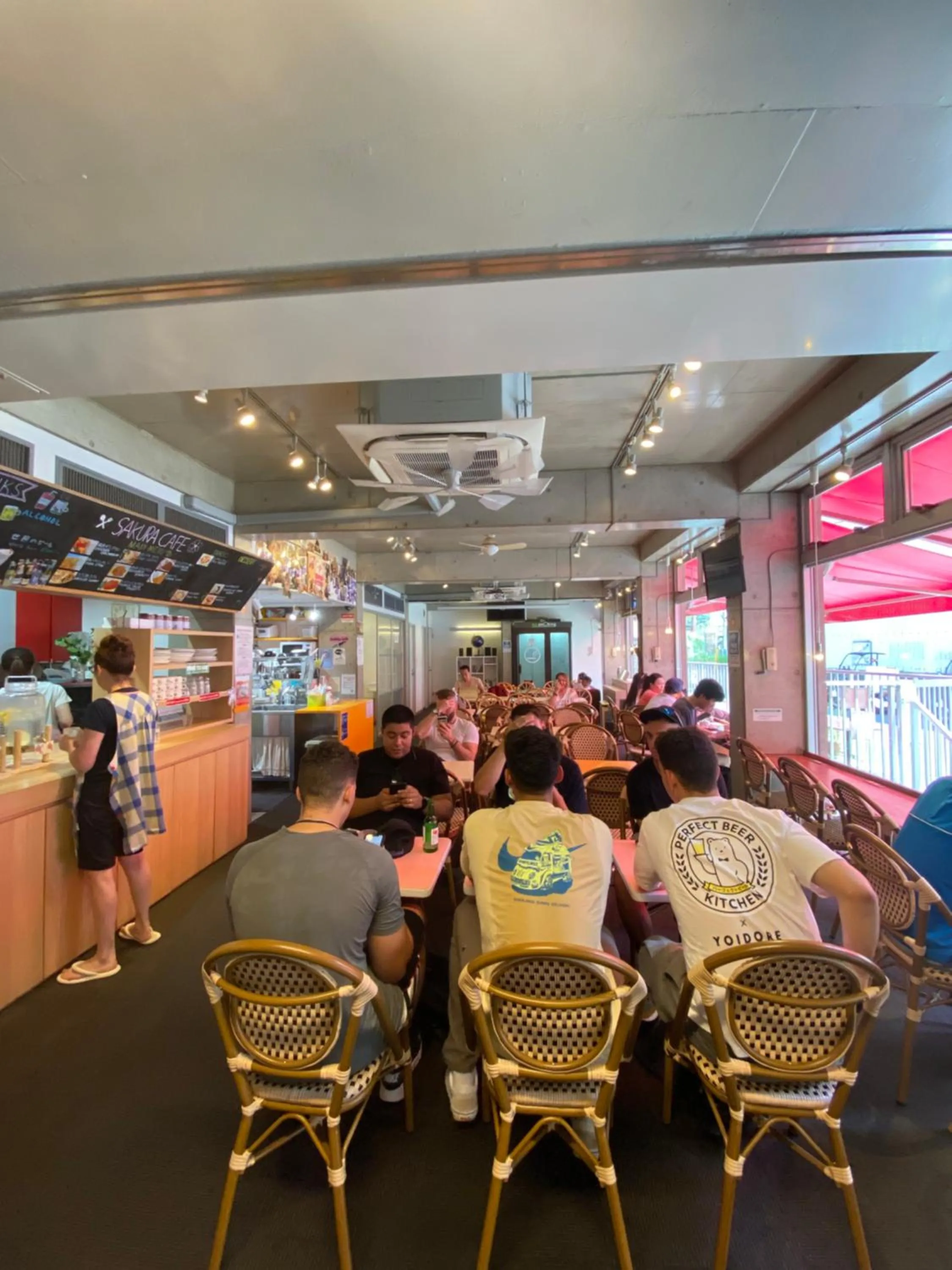 Breakfast in Sakura Hostel Asakusa