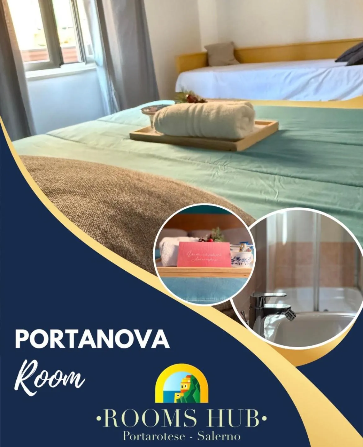 Bed in Rooms hub Portarotese